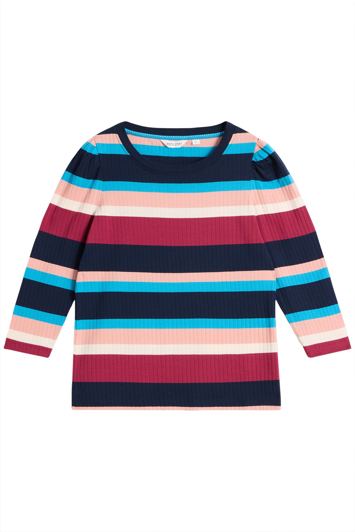 PUFF SLEEVE TEE BLUE MULTI 3