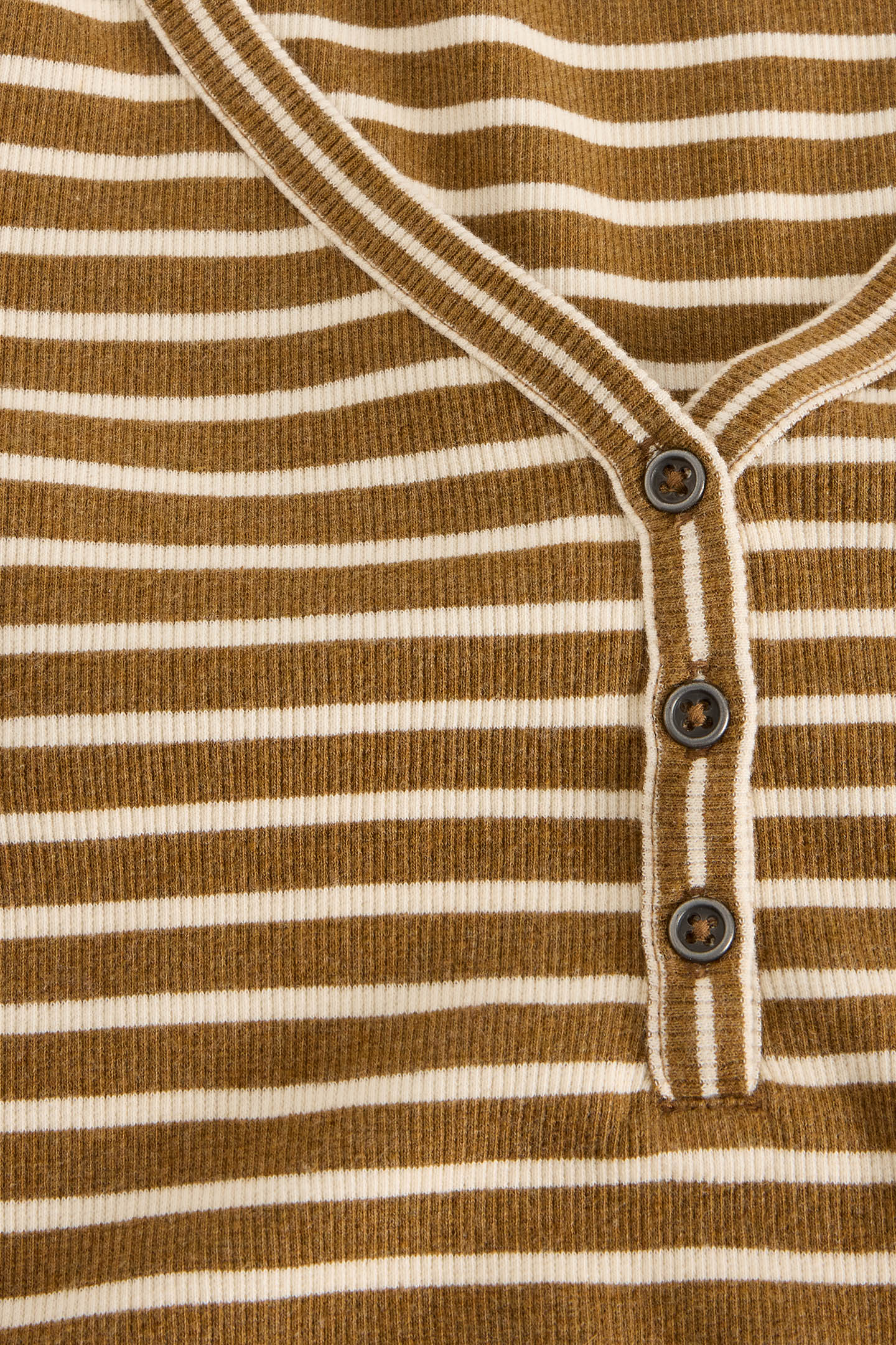 HALLEY RIB STRIPE HENLEY CHARTREUSE MULTI 6