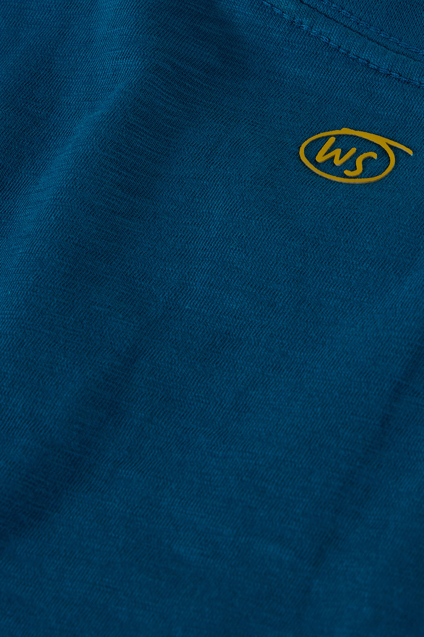 SLOW LANE GRAPHIC TEE TEAL PRINT 6