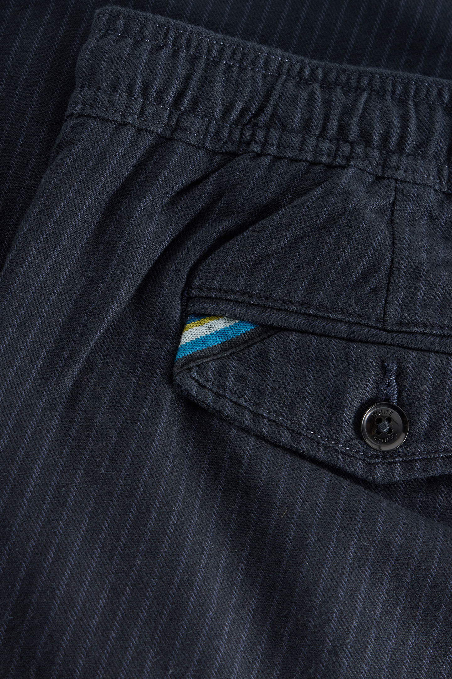 PINSTRIPE CHINO TROUSER NAVY MULTI 6