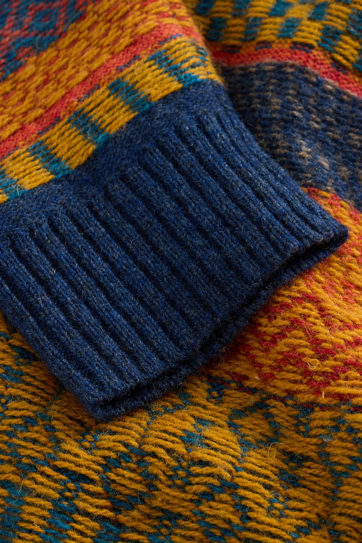 STRIPE FAIRISLE CREW NECK BLUE MULTI 6