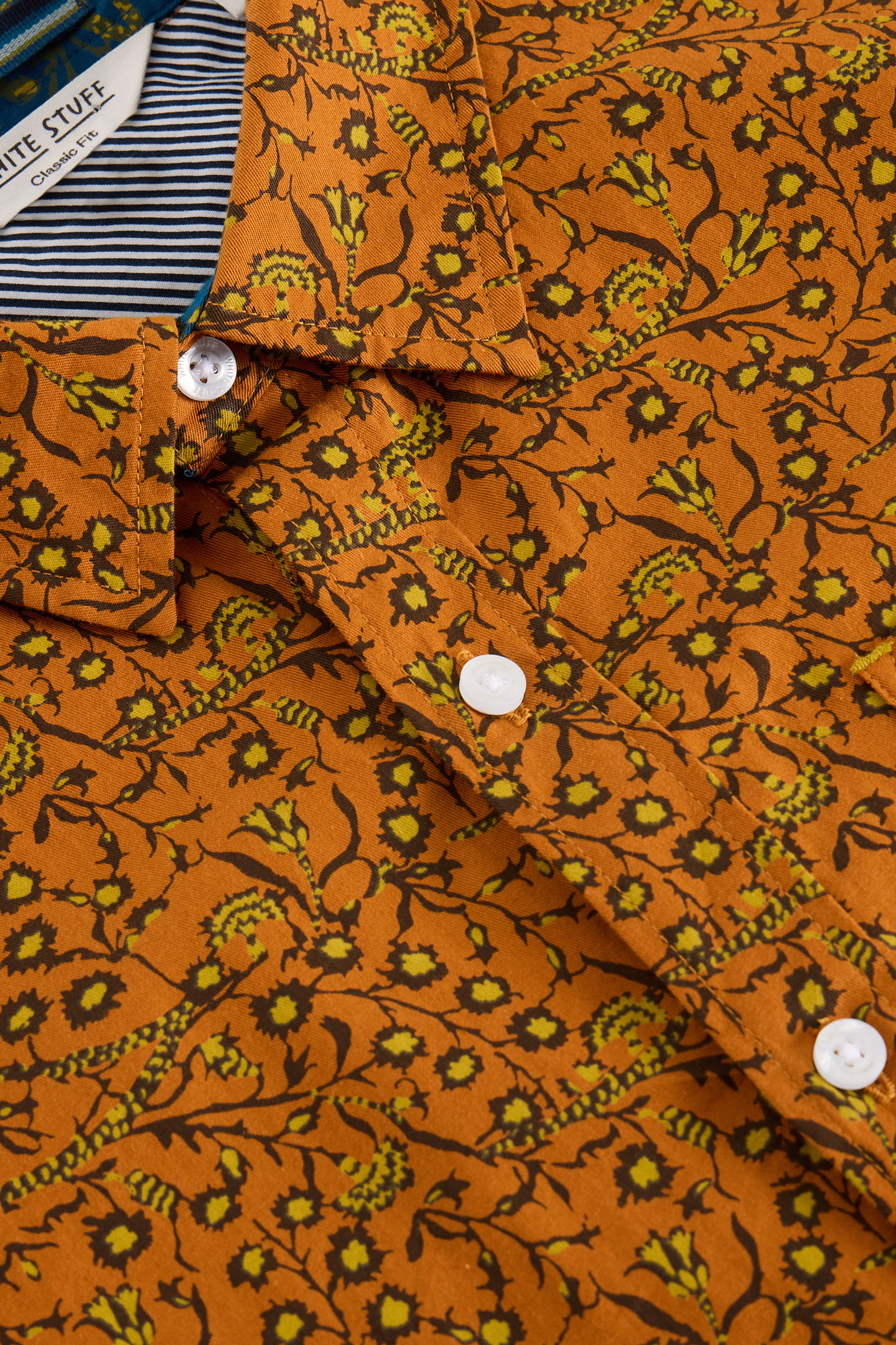 CLIMBING THORNS PRINTED SHIRT ORANGE MULTI 6