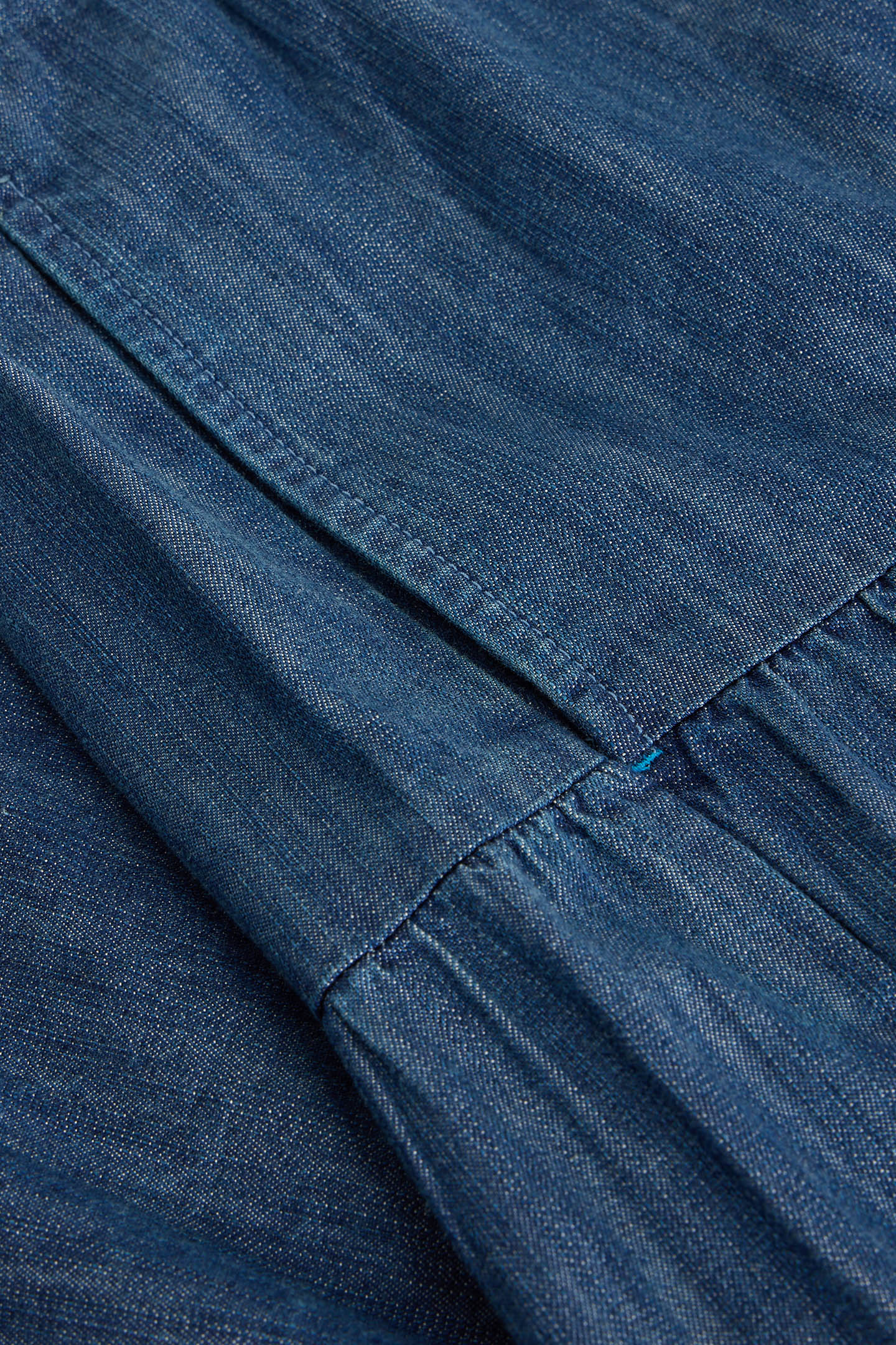 JENNA DENIM TIERED SKIRT DARK NAVY 6