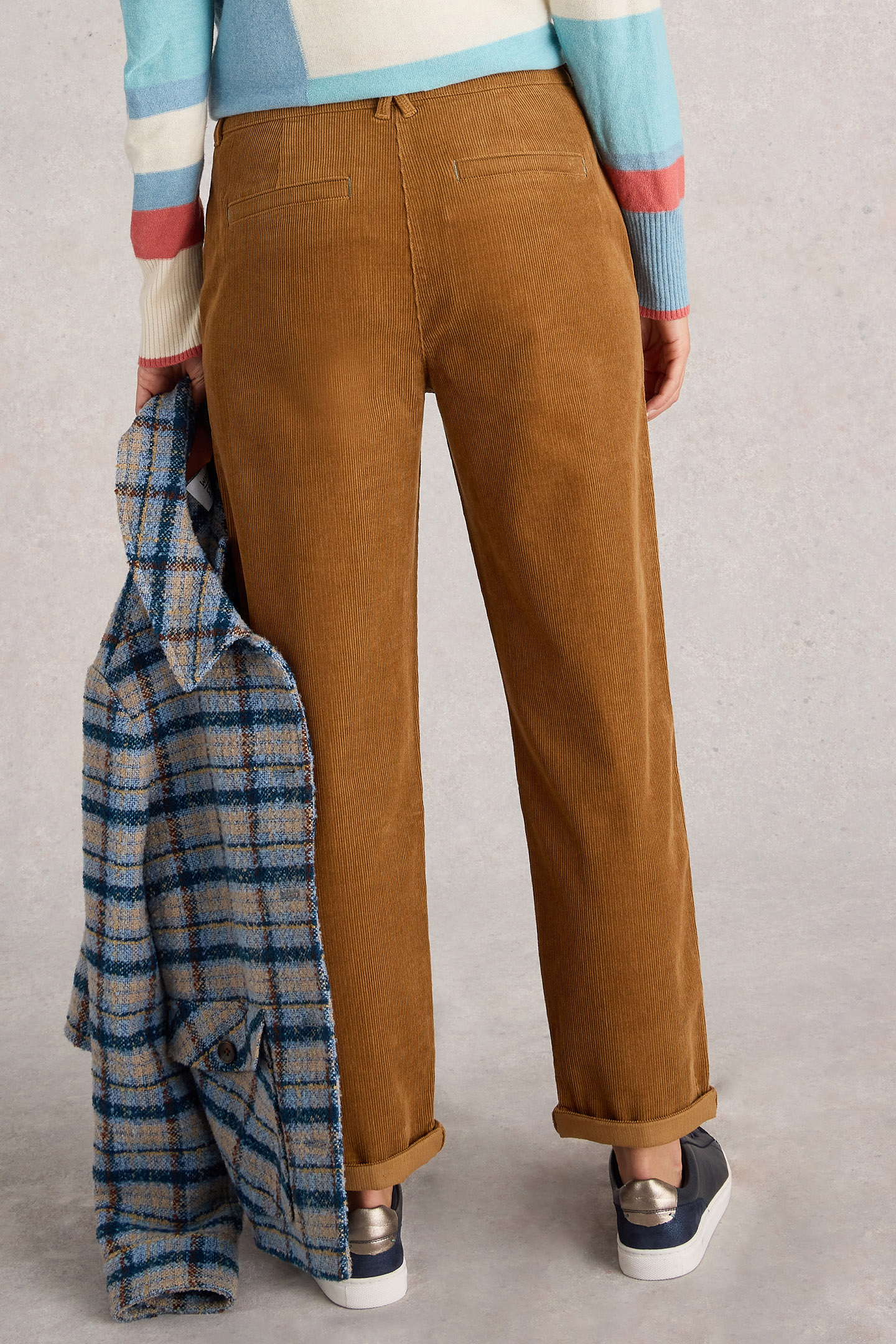 TWISTER CORD TROUSER MID TAN 4