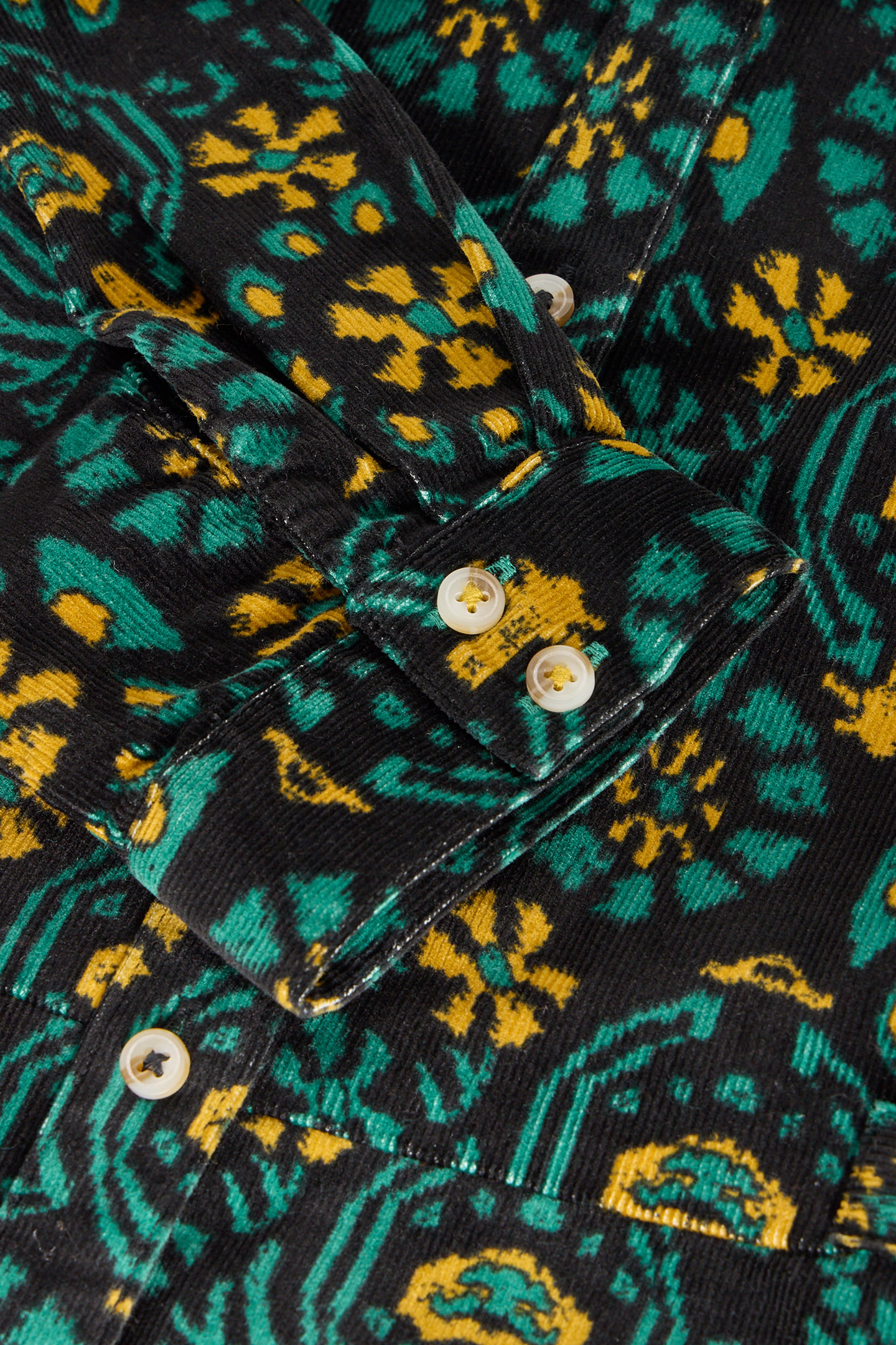 JADE CORD SHIRT DRESS BLACK PRINT 6