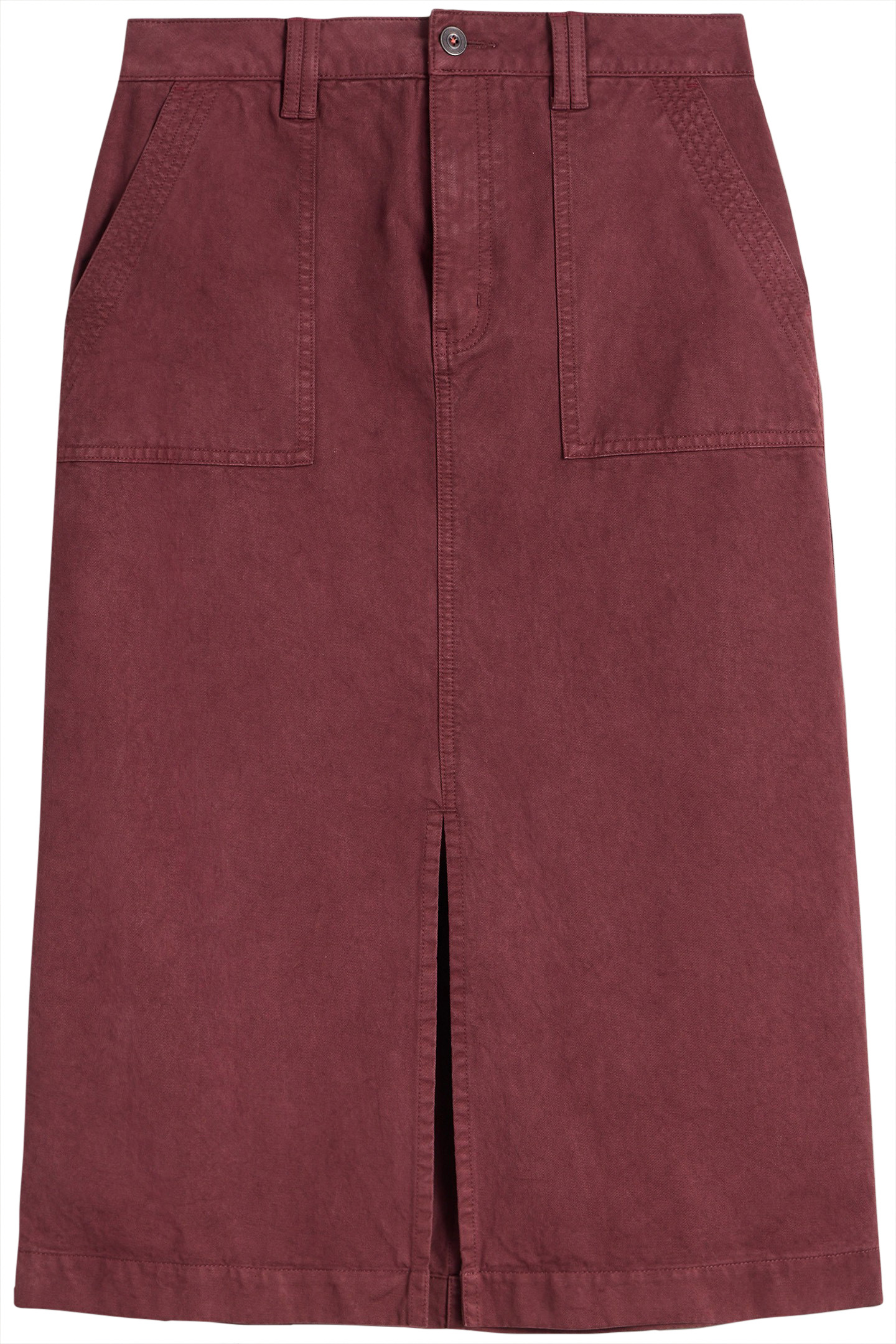 MAREN MIDI SKIRT DARK PLUM 3