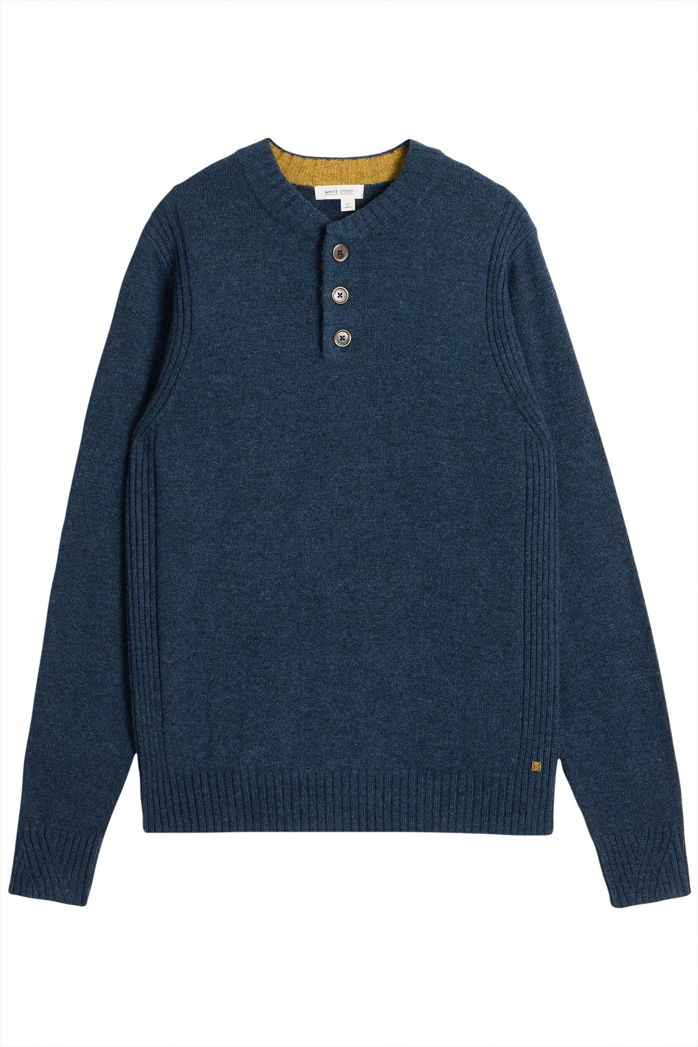 LAMBSWOOL HENLEY DARK NAVY 3