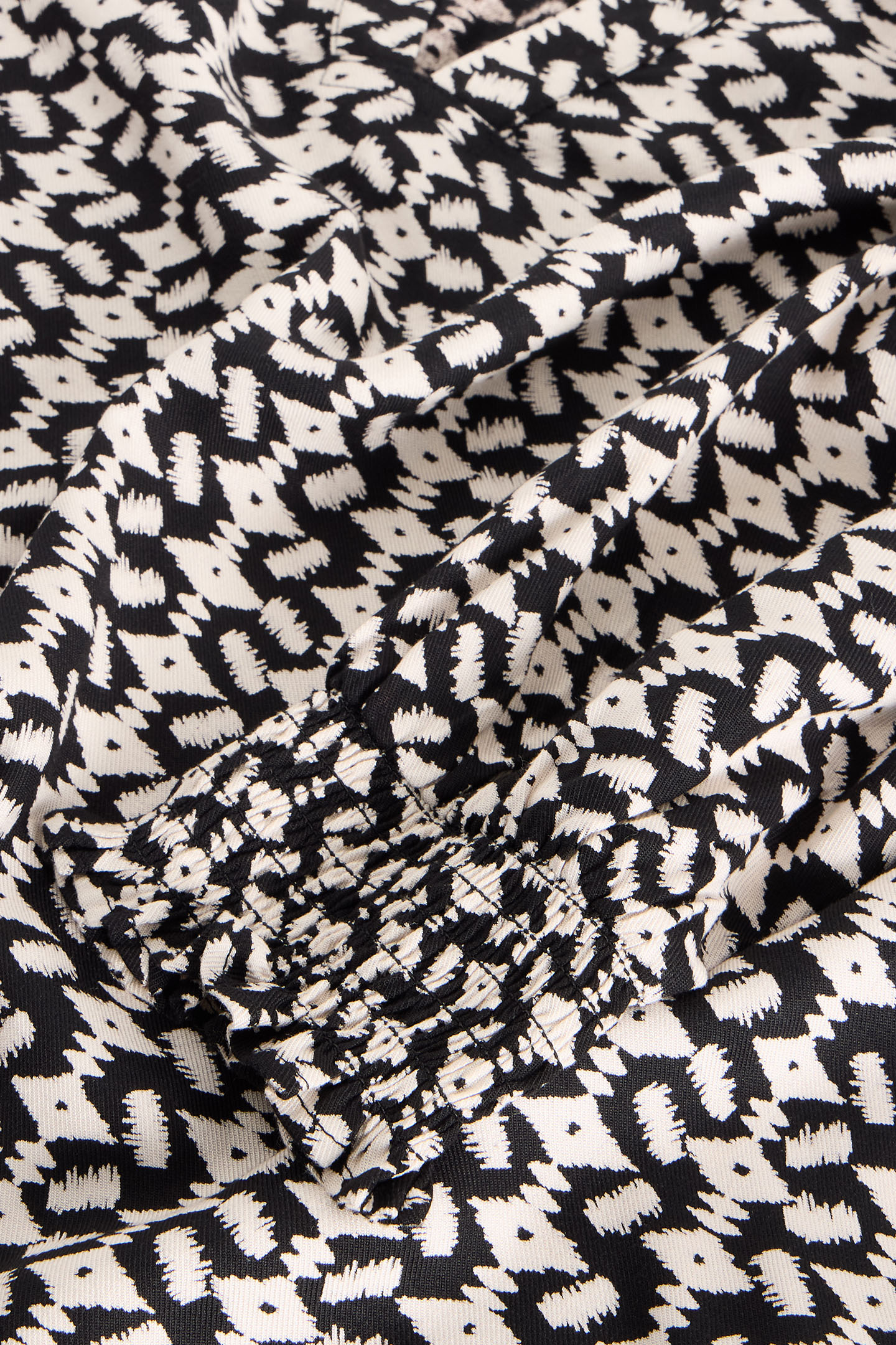 ELISA TOP BLACK PRINT 6