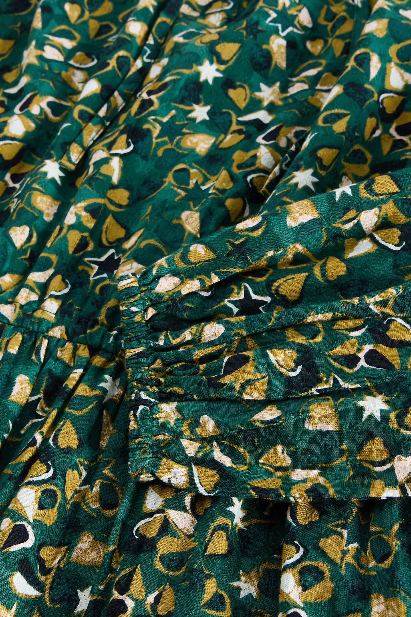 LOTUS MAXI DRESS GREEN PRINT 6