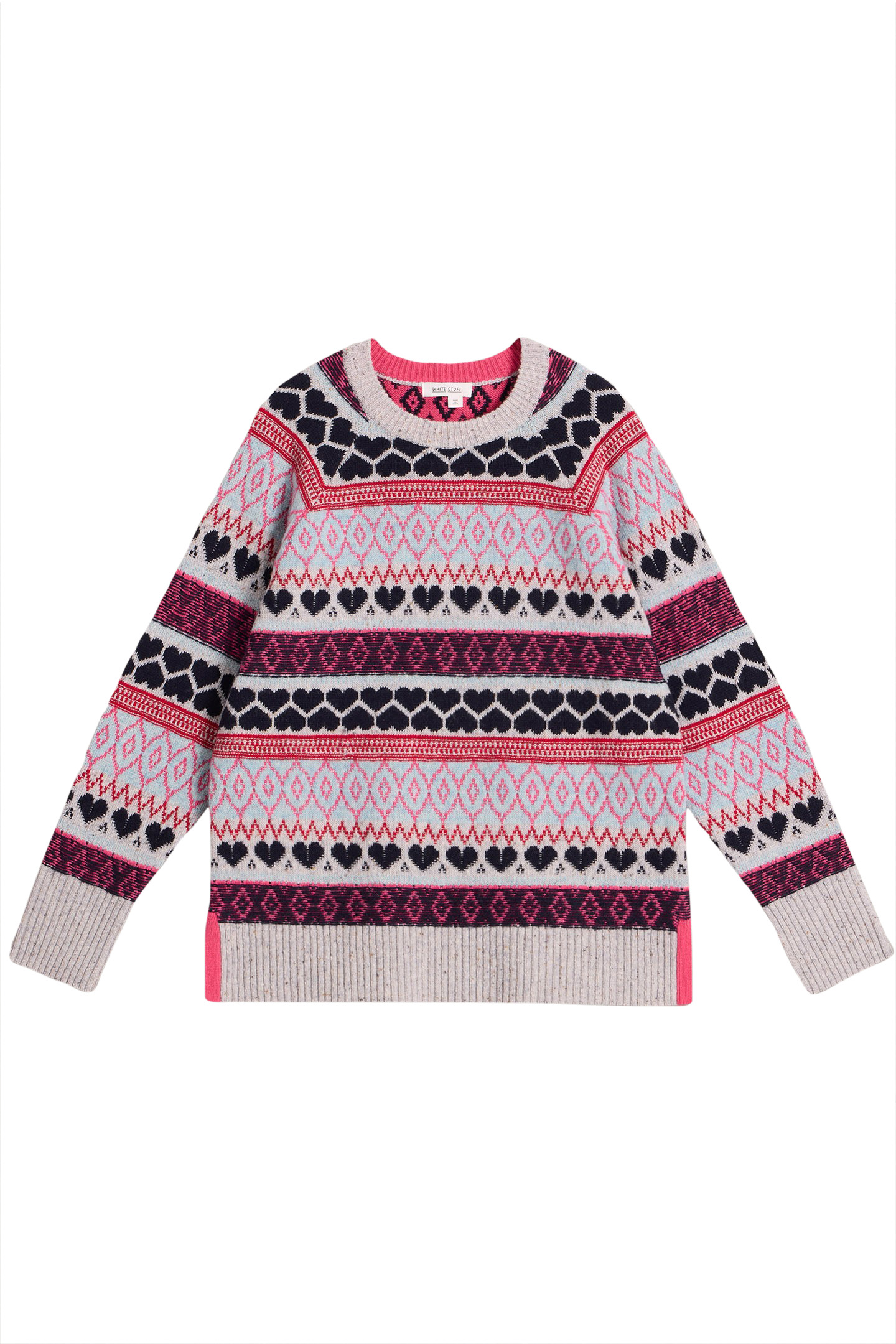 GABBY LONGLINE FAIRILE GREY MULTI 3