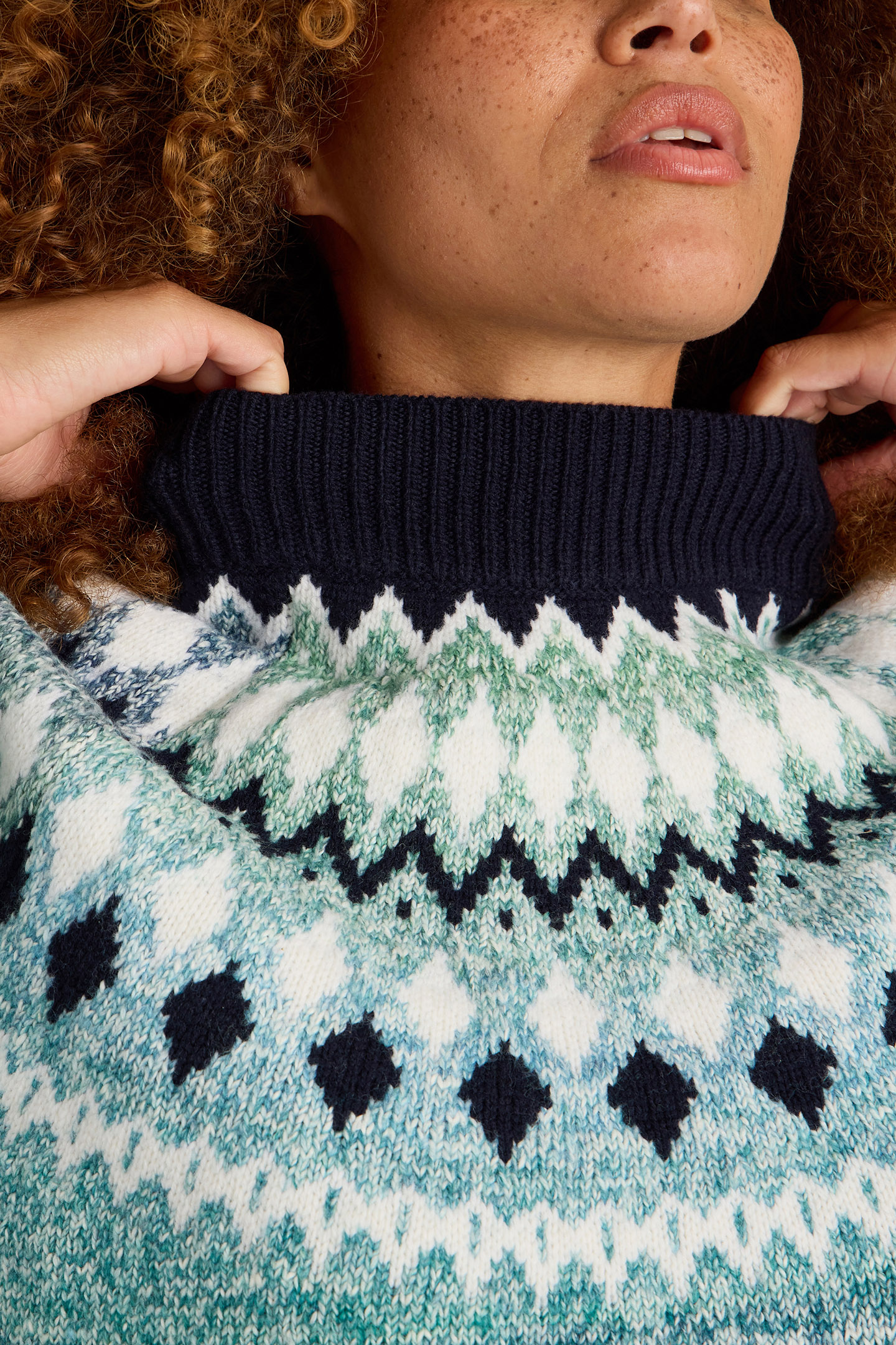 SASHA FAIRISLE JUMPER BLUE MULTI 5