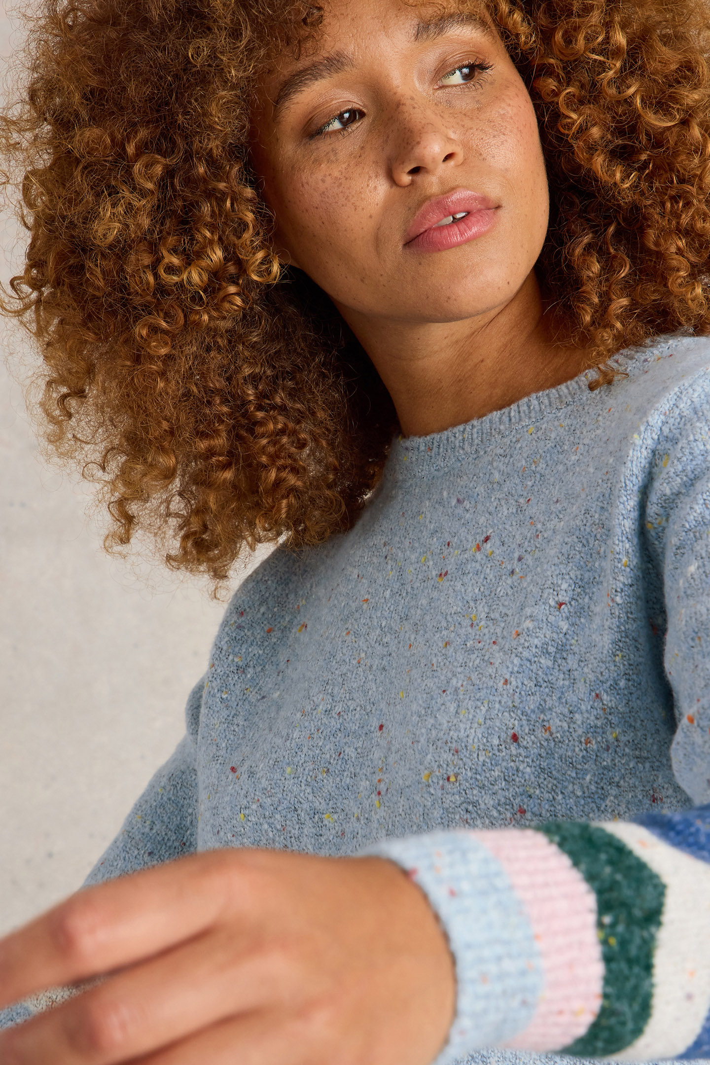 TALIA NEP JUMPER BLUE MULTI 5