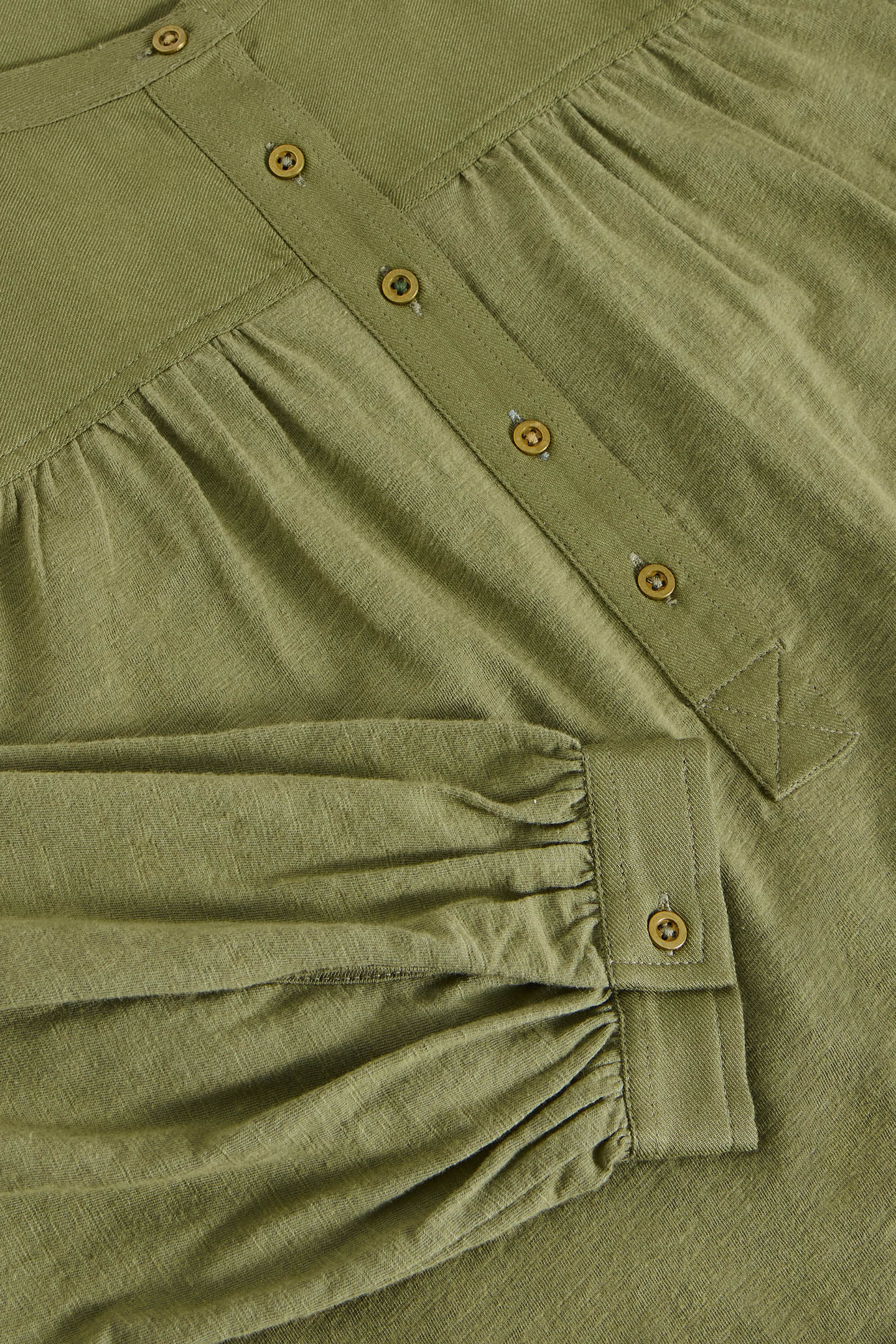 ELOISE MIX SHIRT KHAKI GREEN 6