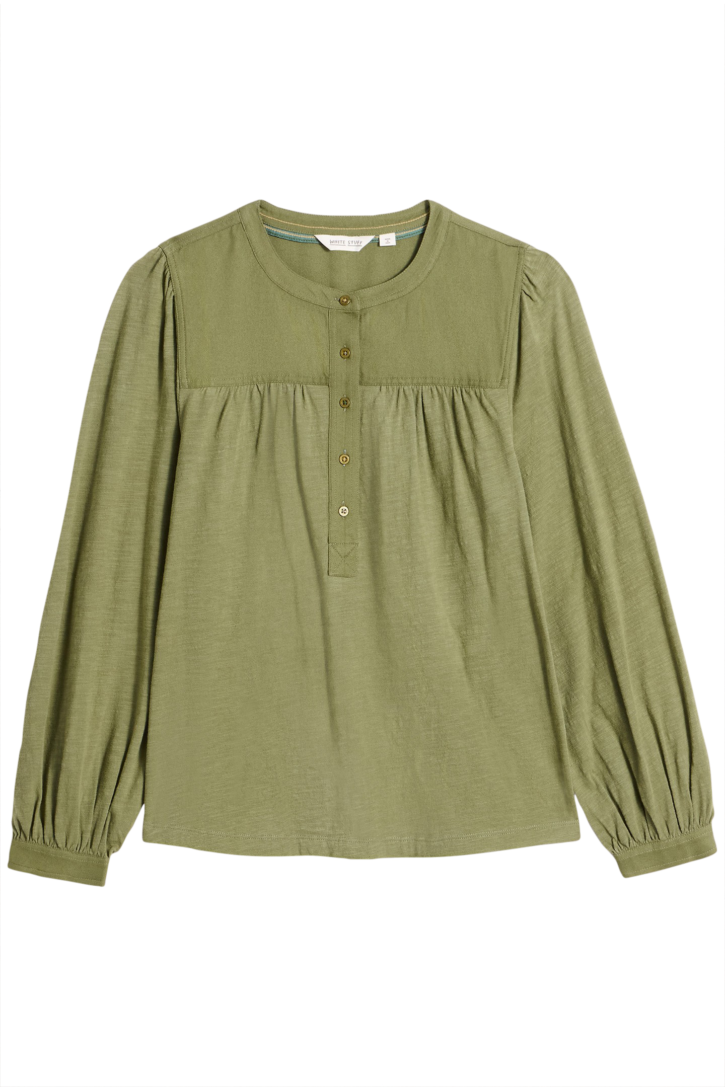 ELOISE MIX SHIRT KHAKI GREEN 3