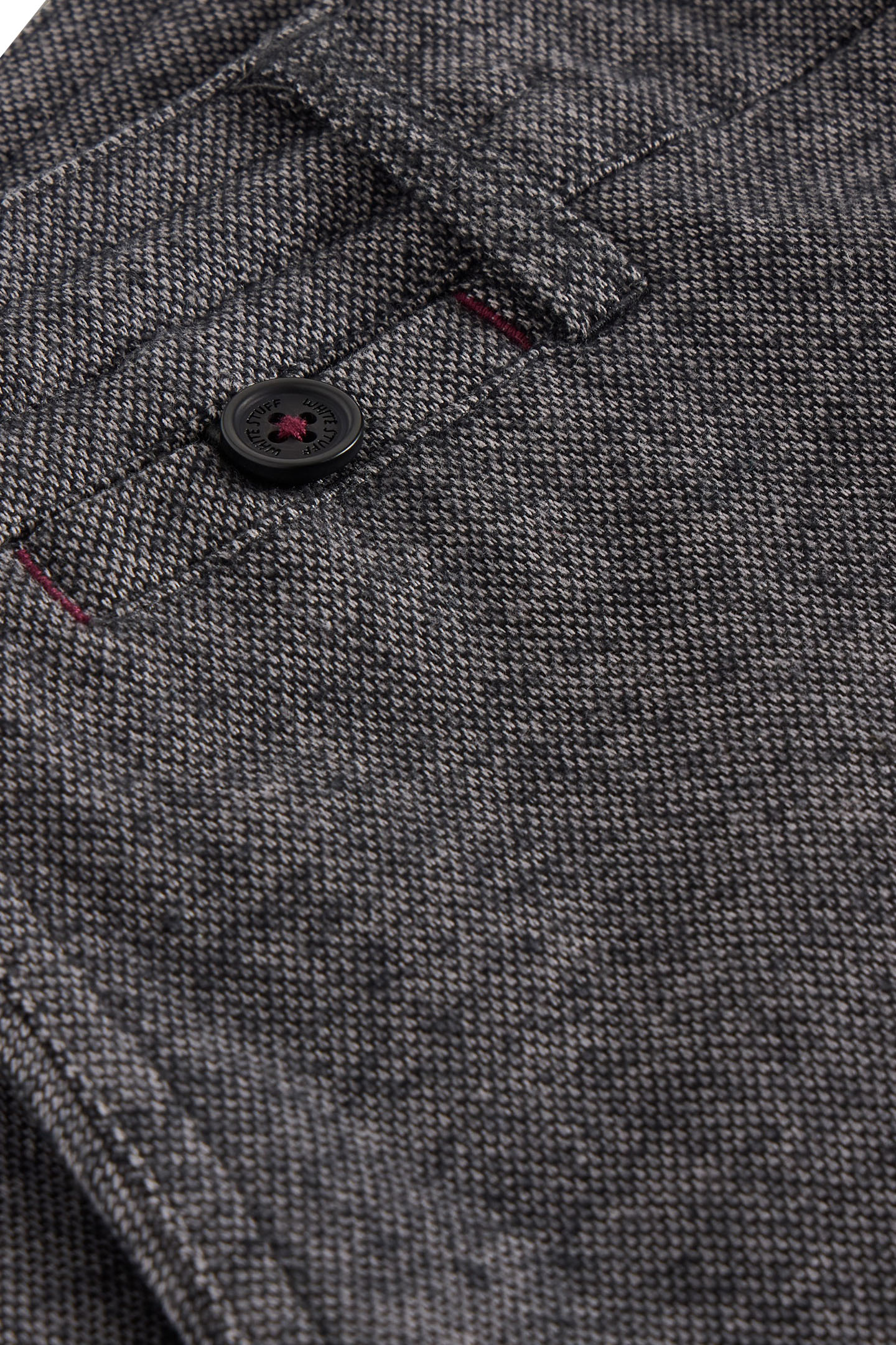 SUTTON TEXTURED TROUSER CHARCOAL GREY 6