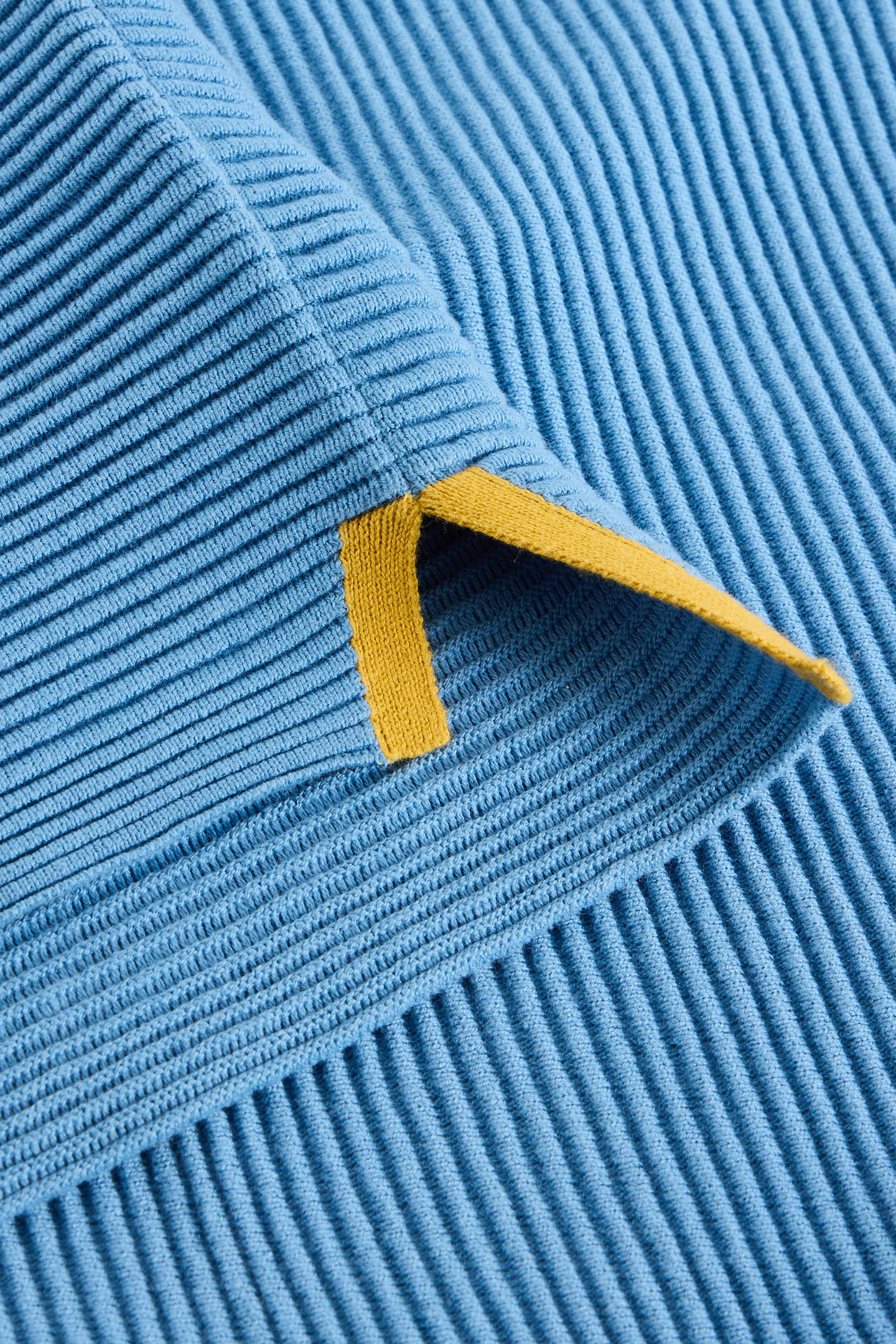 JANA V NECK JUMPER MID BLUE 6