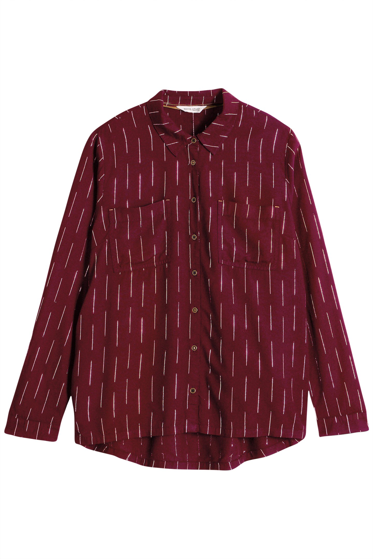 SOPHIE METALLIC SHIRT PLUM MULTI 3