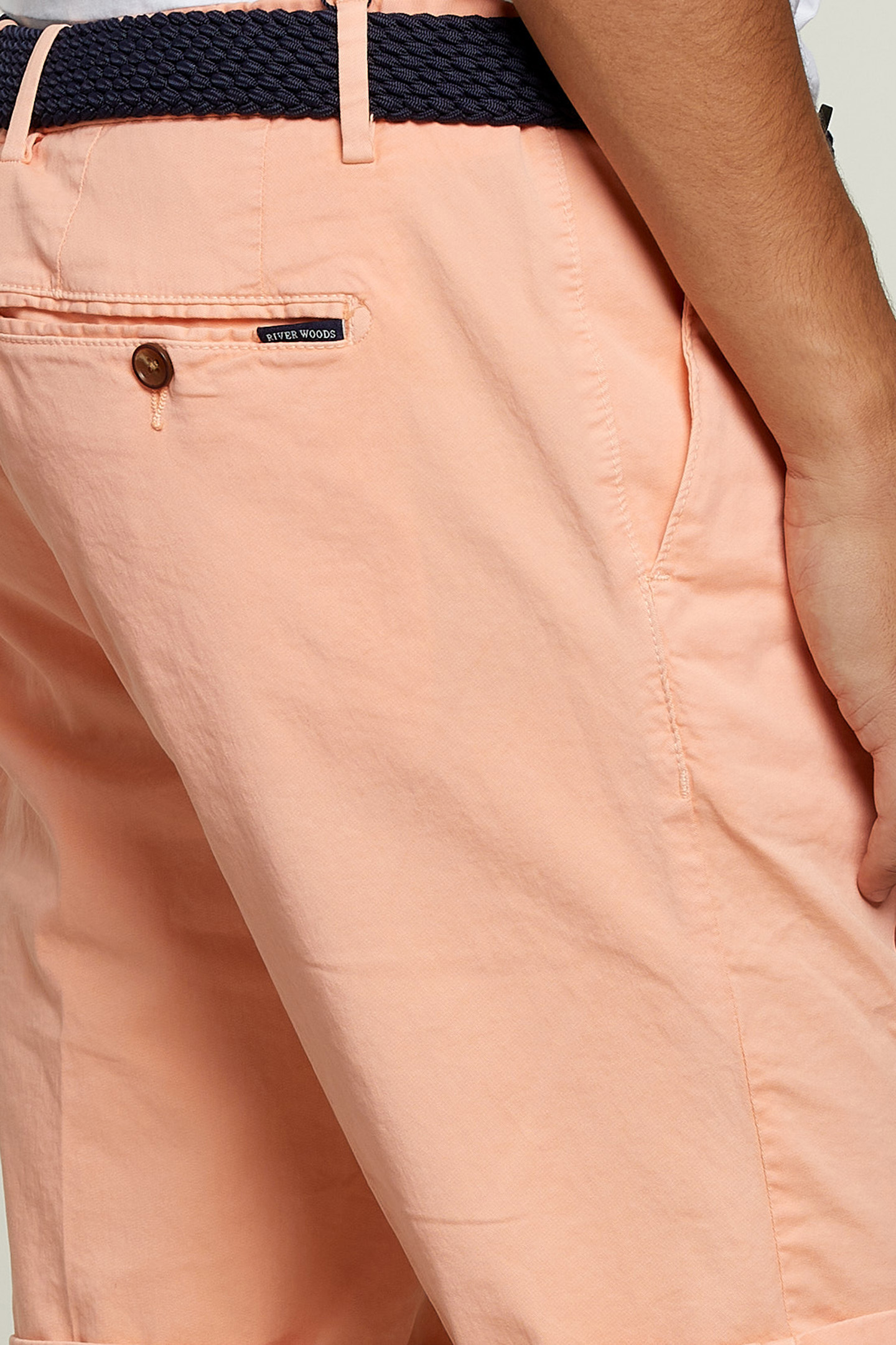 TIGHT FIT CHINO SHORTS SOFT MELON 6