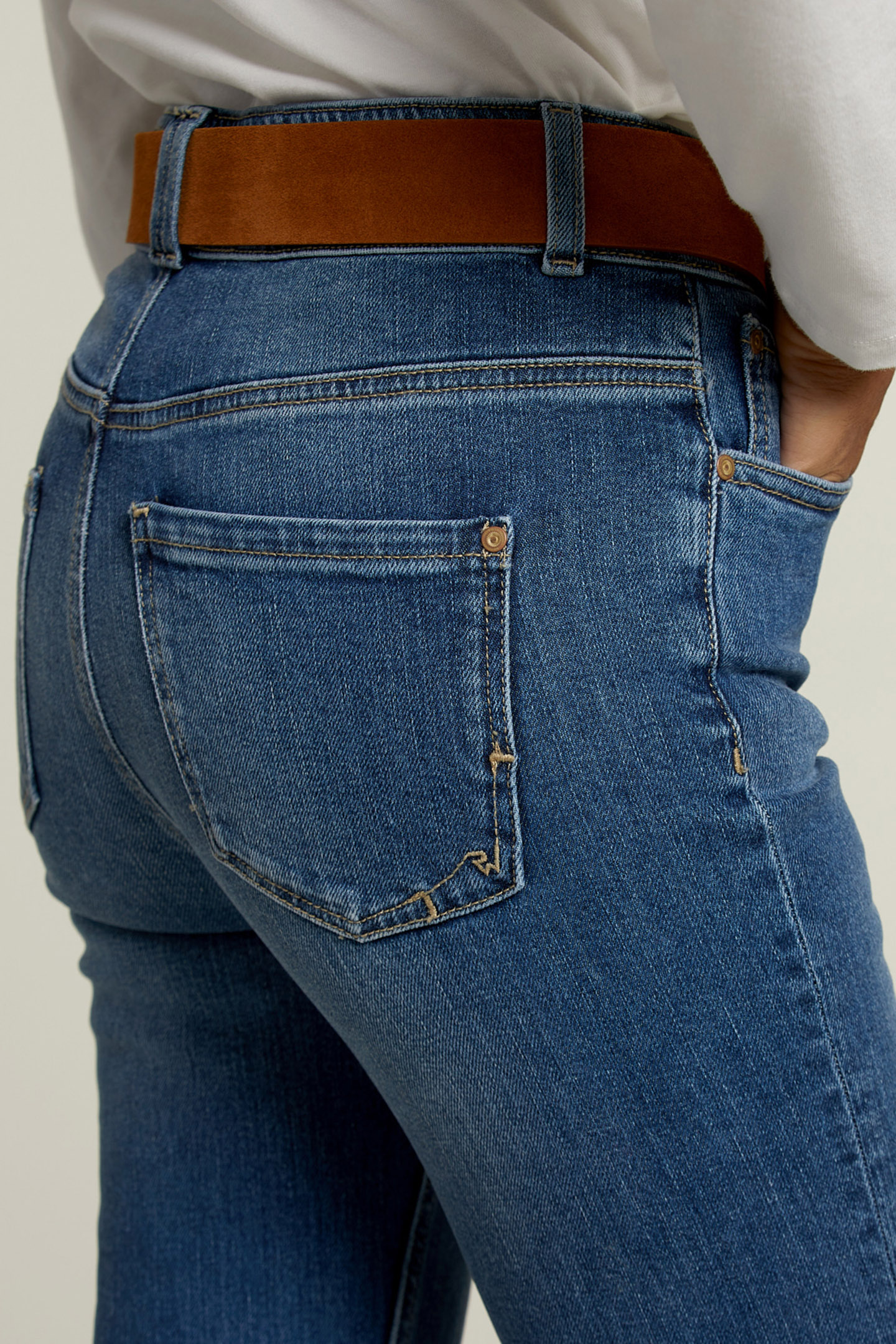 DENIM HIGH WAIST JEANS 4