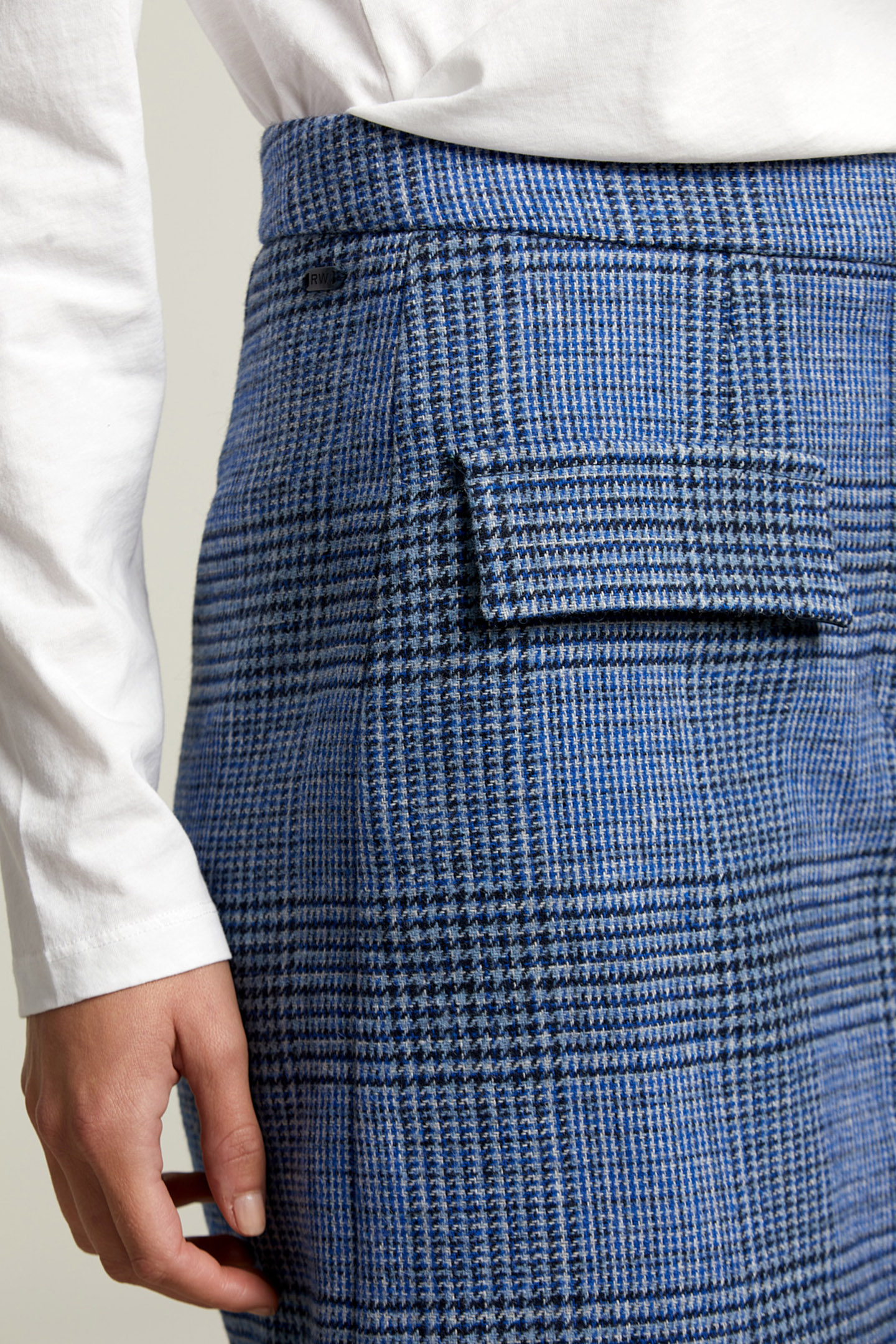 BLUE CHECKED SKORT 6