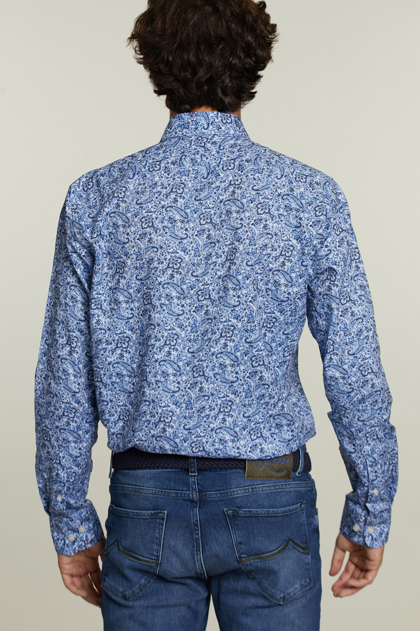 CUSTOM FIT FANTASY SHIRT BLUE 2