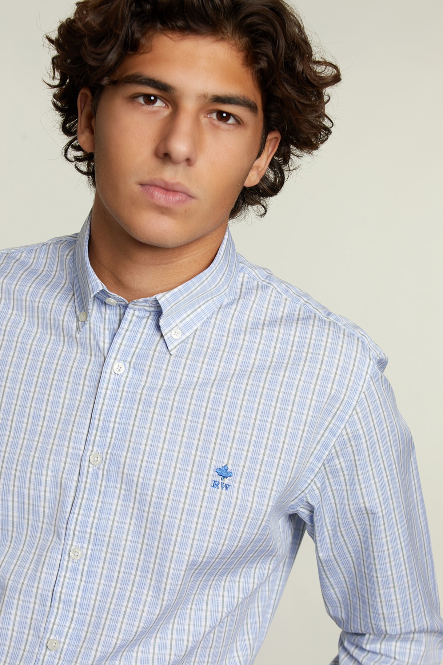 CUSTOM FIT CHECKED SHIRT MULTI 3