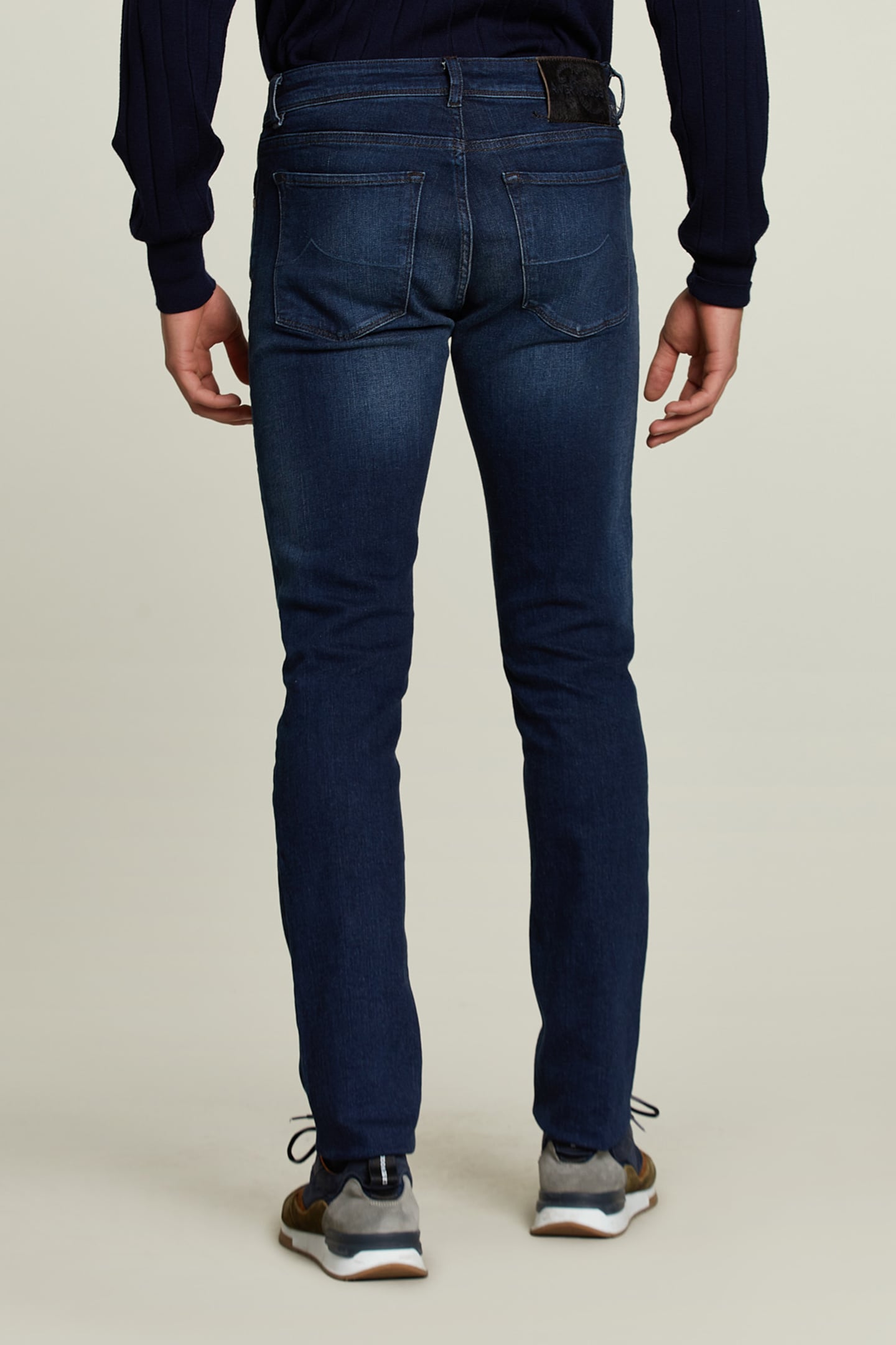 SLIM FIT 5-POCKET JEANS DARK STONE 2