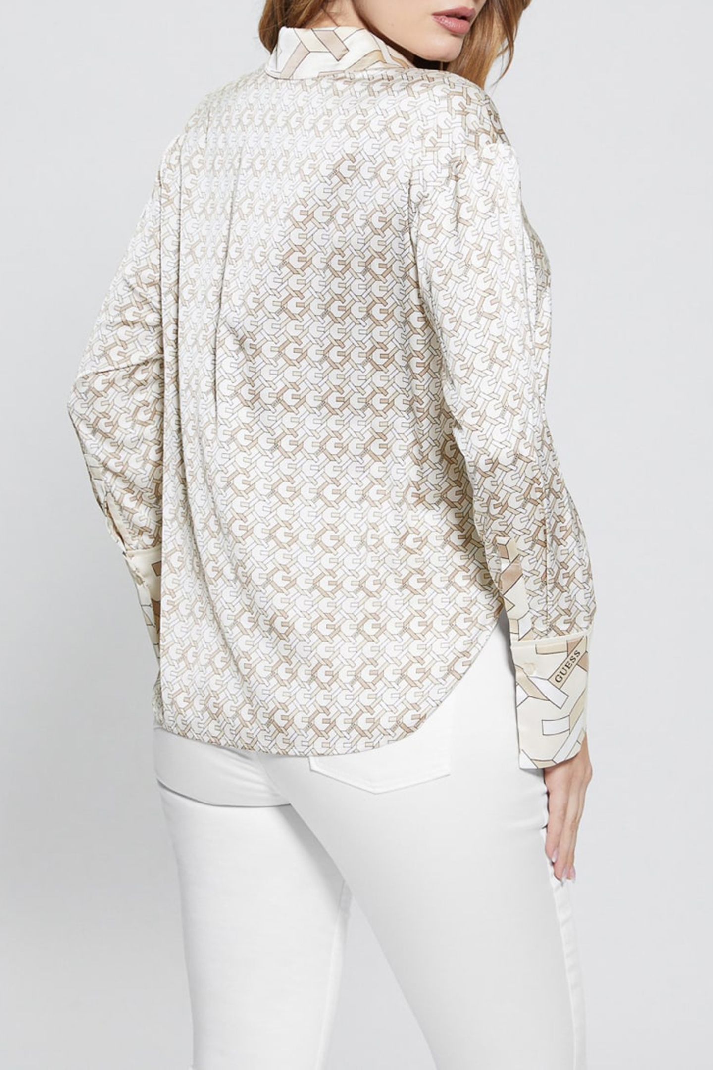 LS ALEXANDRA SHIRT NEW G LOGO SAND PRIN 2