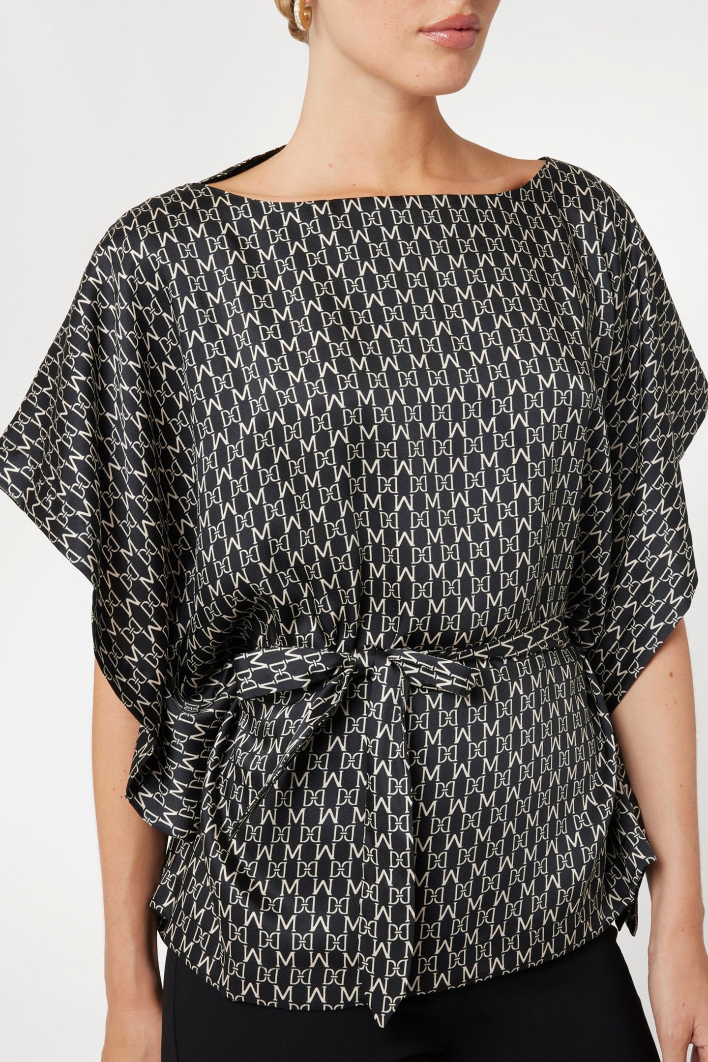 JOSETTE KIMONO NEW MONOGRAM BLACK B 6