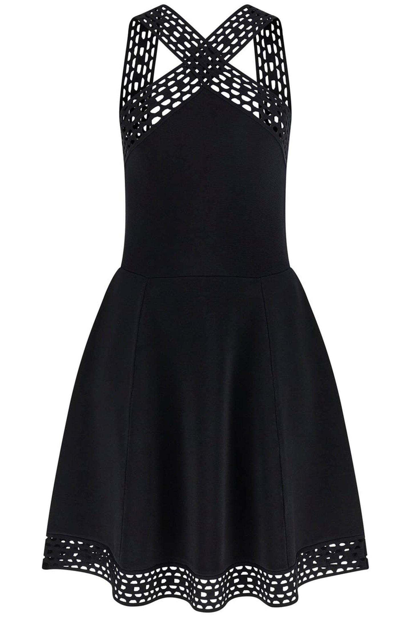 LUANA FIT AND FLARE JET BLACK A996 4