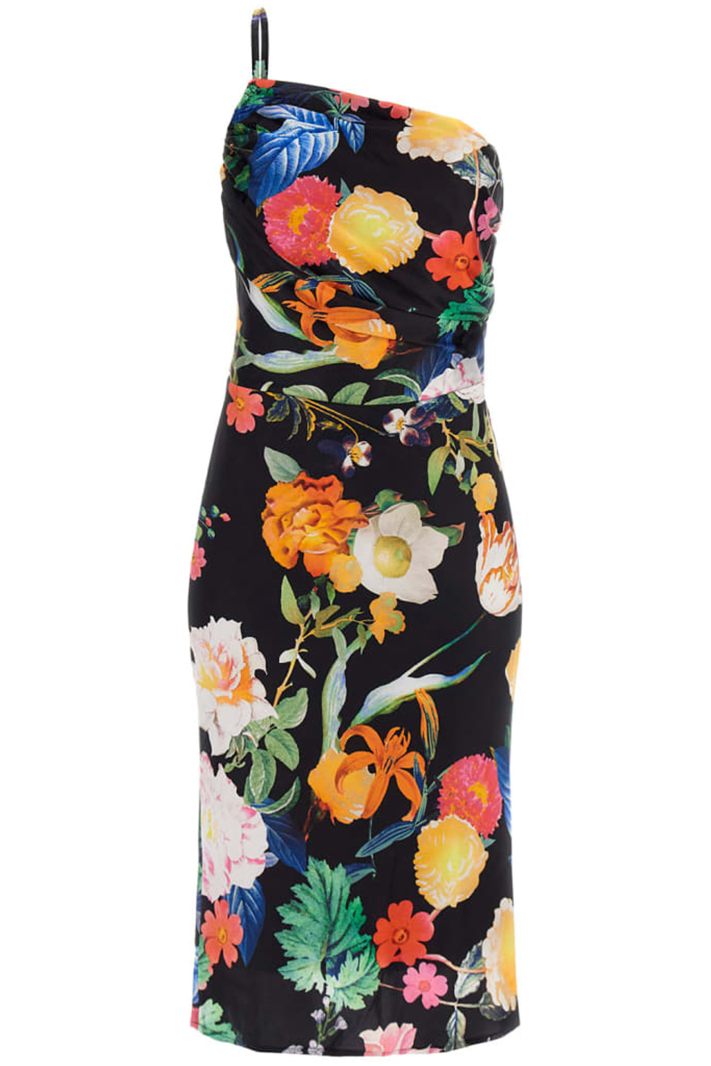 ONE SHOULDER CINDY D GARDEN GLOW PRINT 4