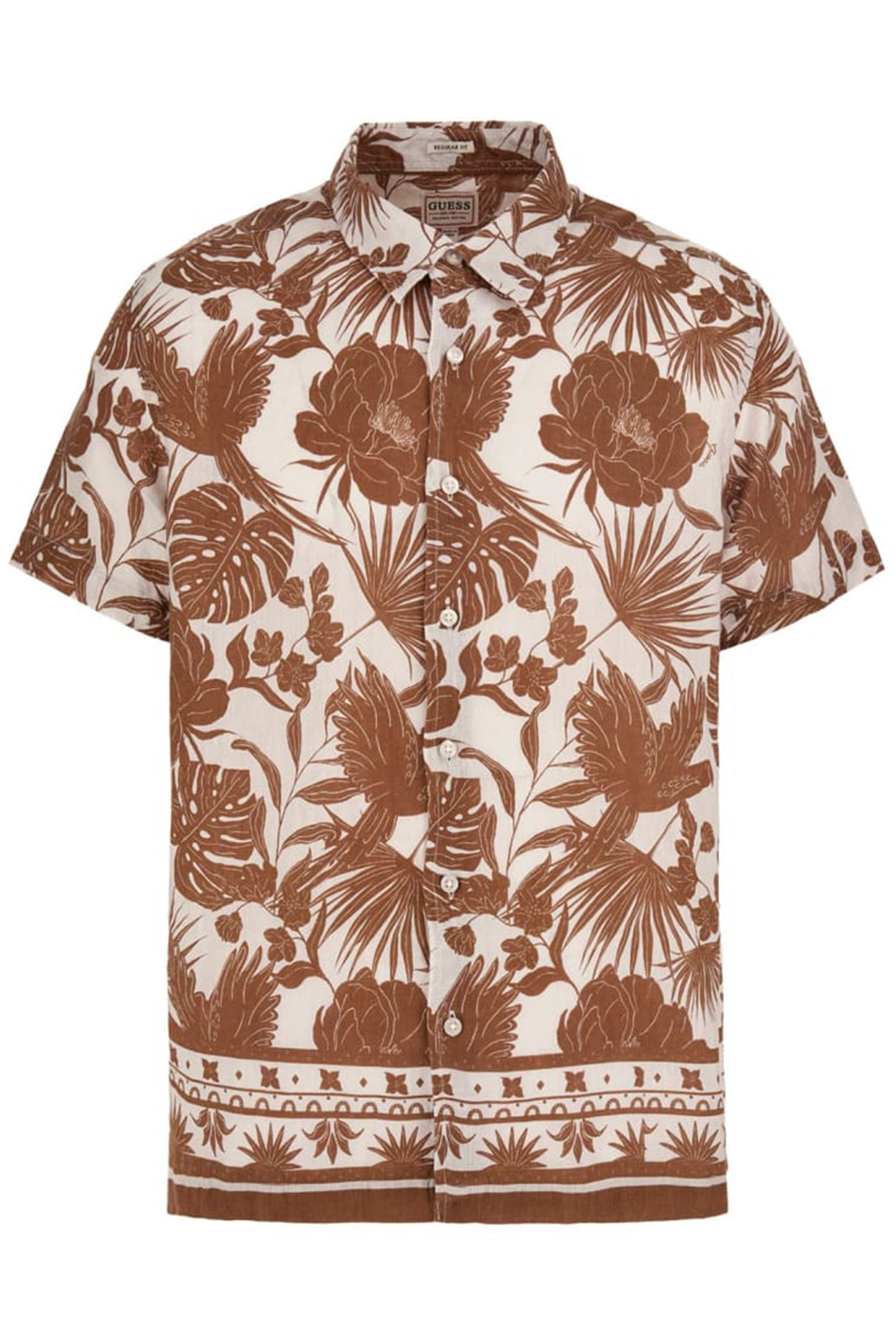 SS ISLAND LINEN BORD TROPICAL LINOCUT NUT 4