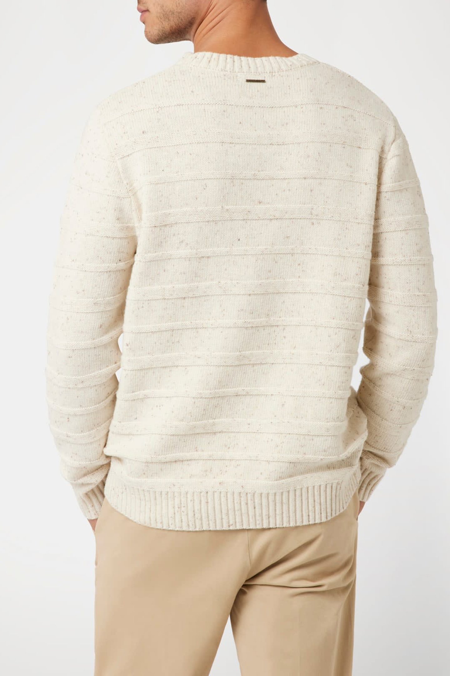 LS CN STITCH STRIPES WARM MILK 2