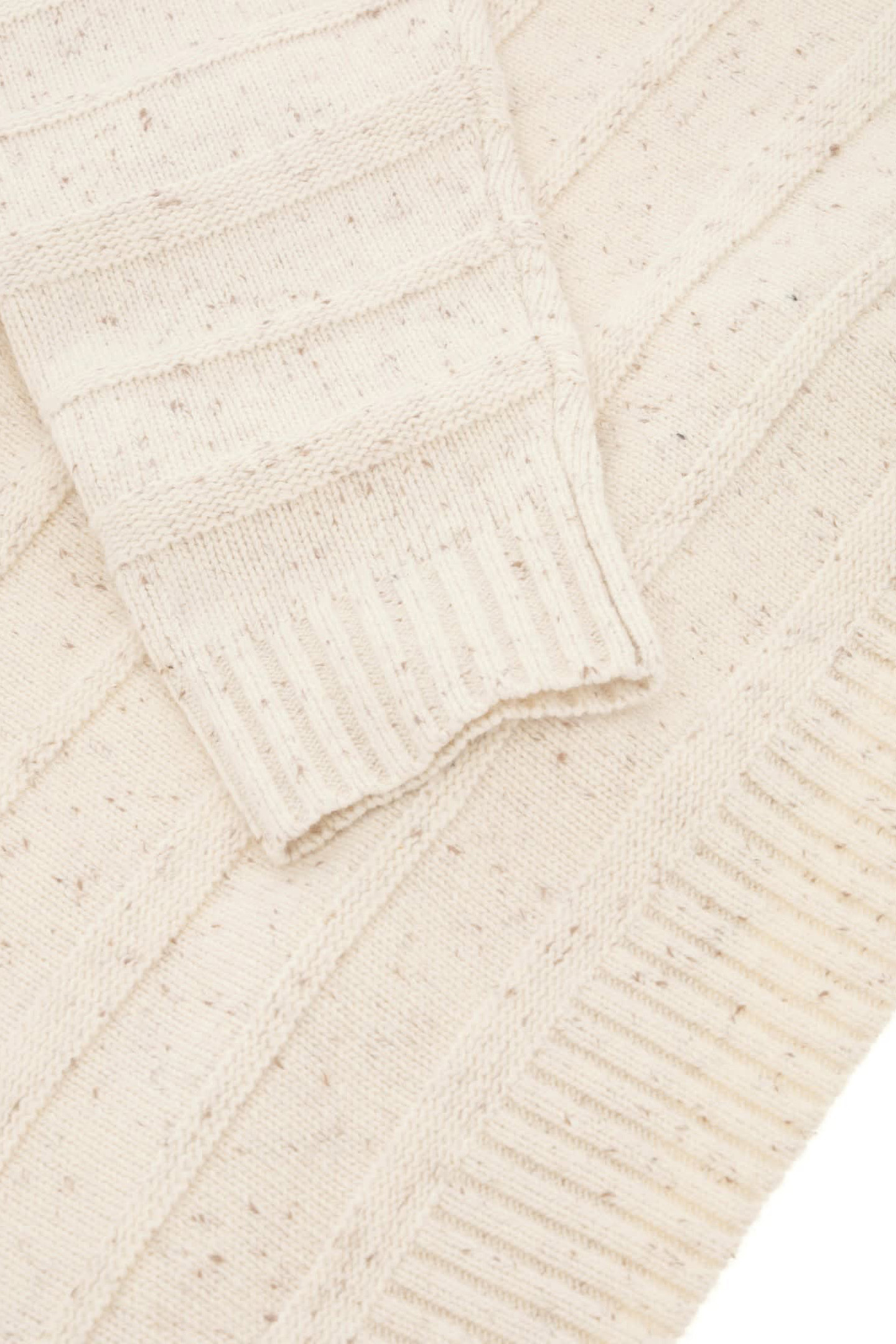 LS CN STITCH STRIPES WARM MILK 8