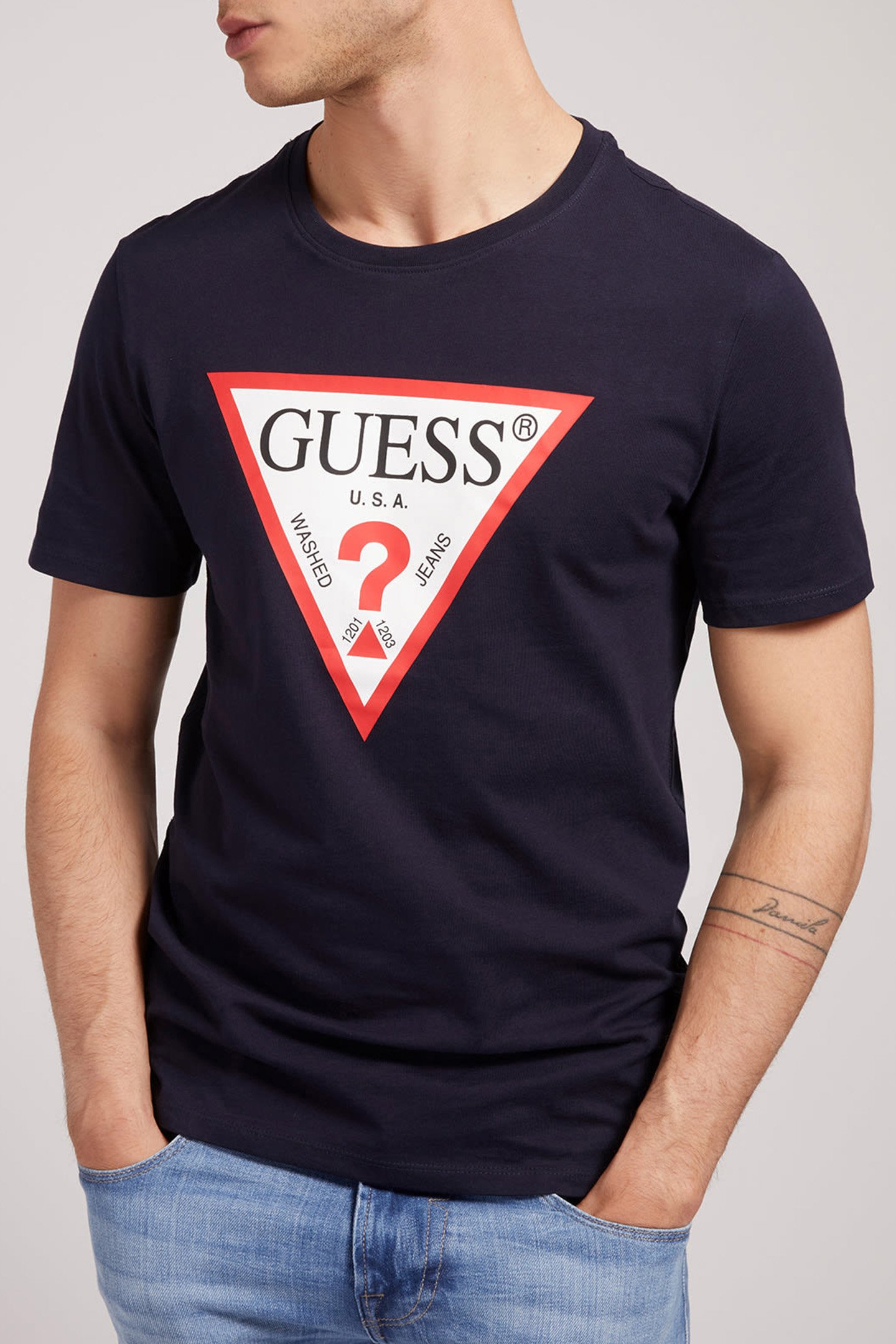 CN SS ORIGINAL LOGO SMART BLUE by GUESS ECO