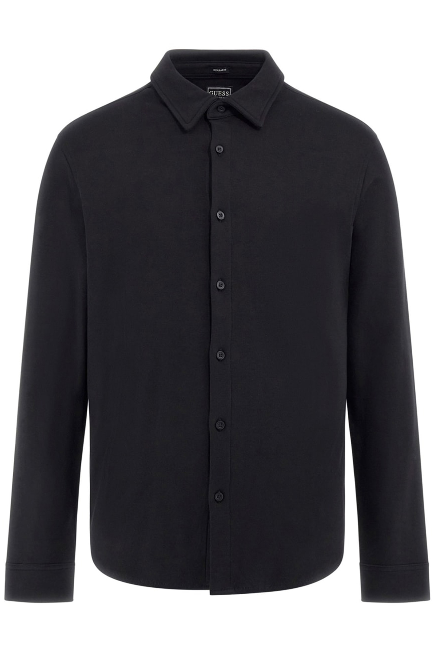 LS SKYLER KNIT SHIRT JET BLACK A996 1