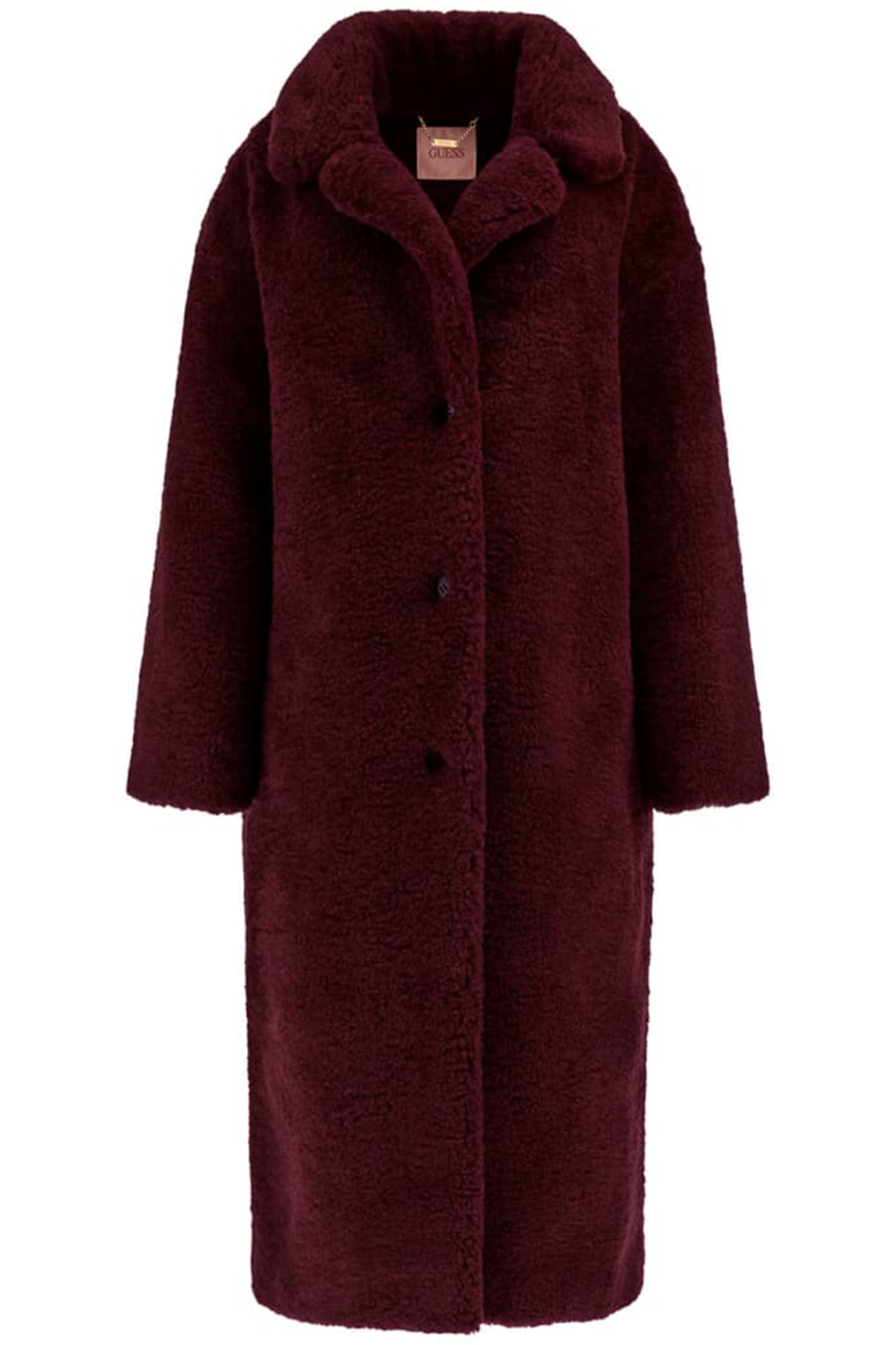 NEW ALINA LONG COAT BURGUNDY ROSE 3