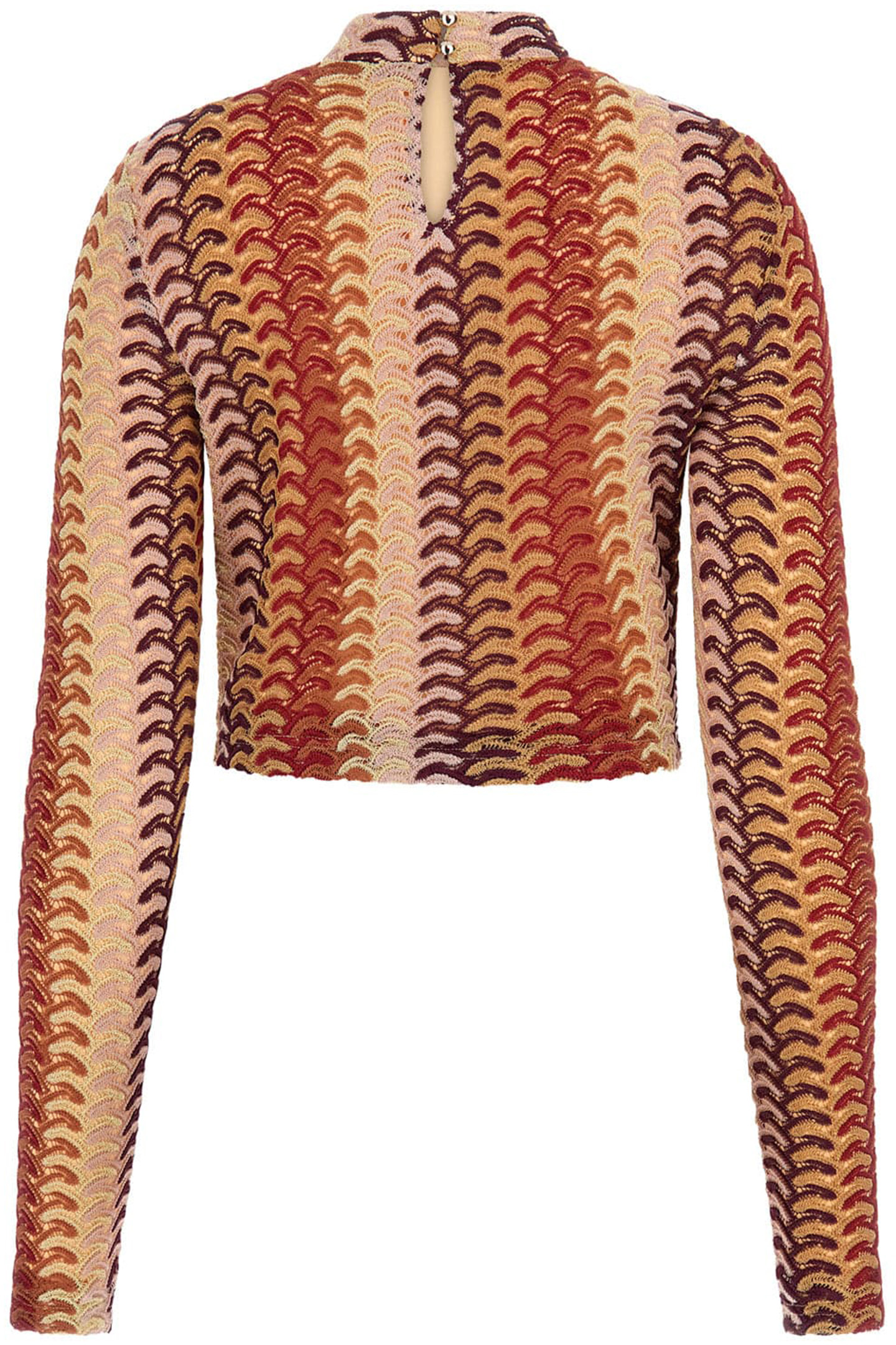 AUTUMN FEARNE TOP RUST BROWN MULTI 5