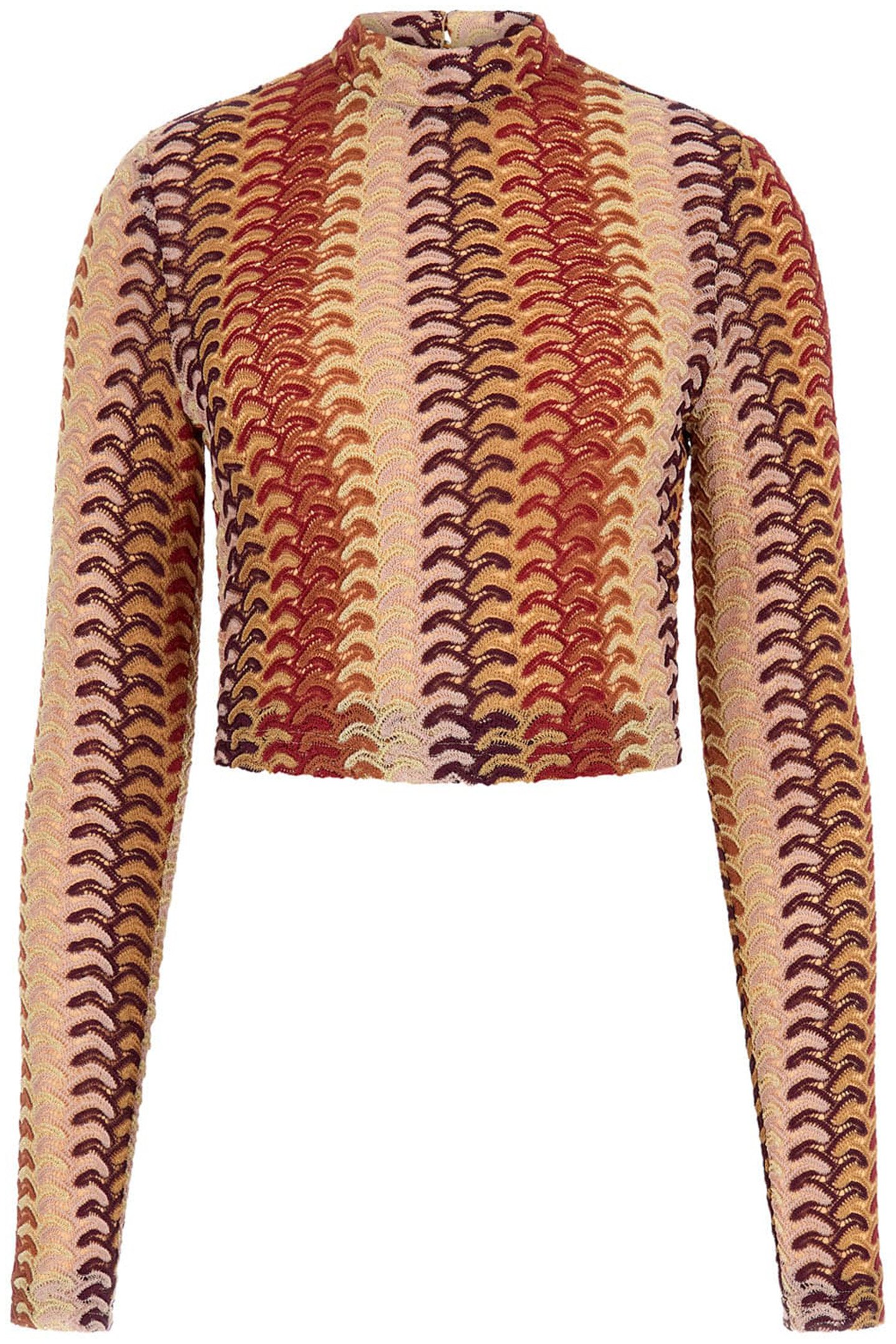 AUTUMN FEARNE TOP RUST BROWN MULTI 4
