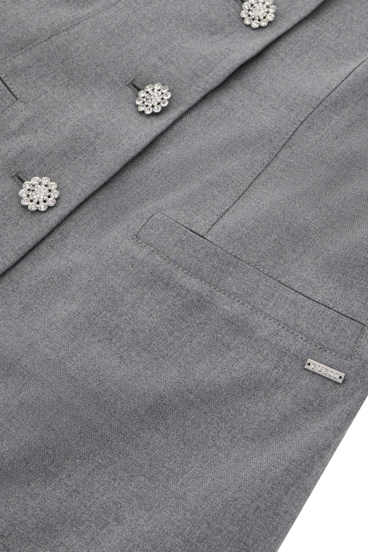 DORIS SL BUTTONED DR CLOUDY GREY HEATHER 8