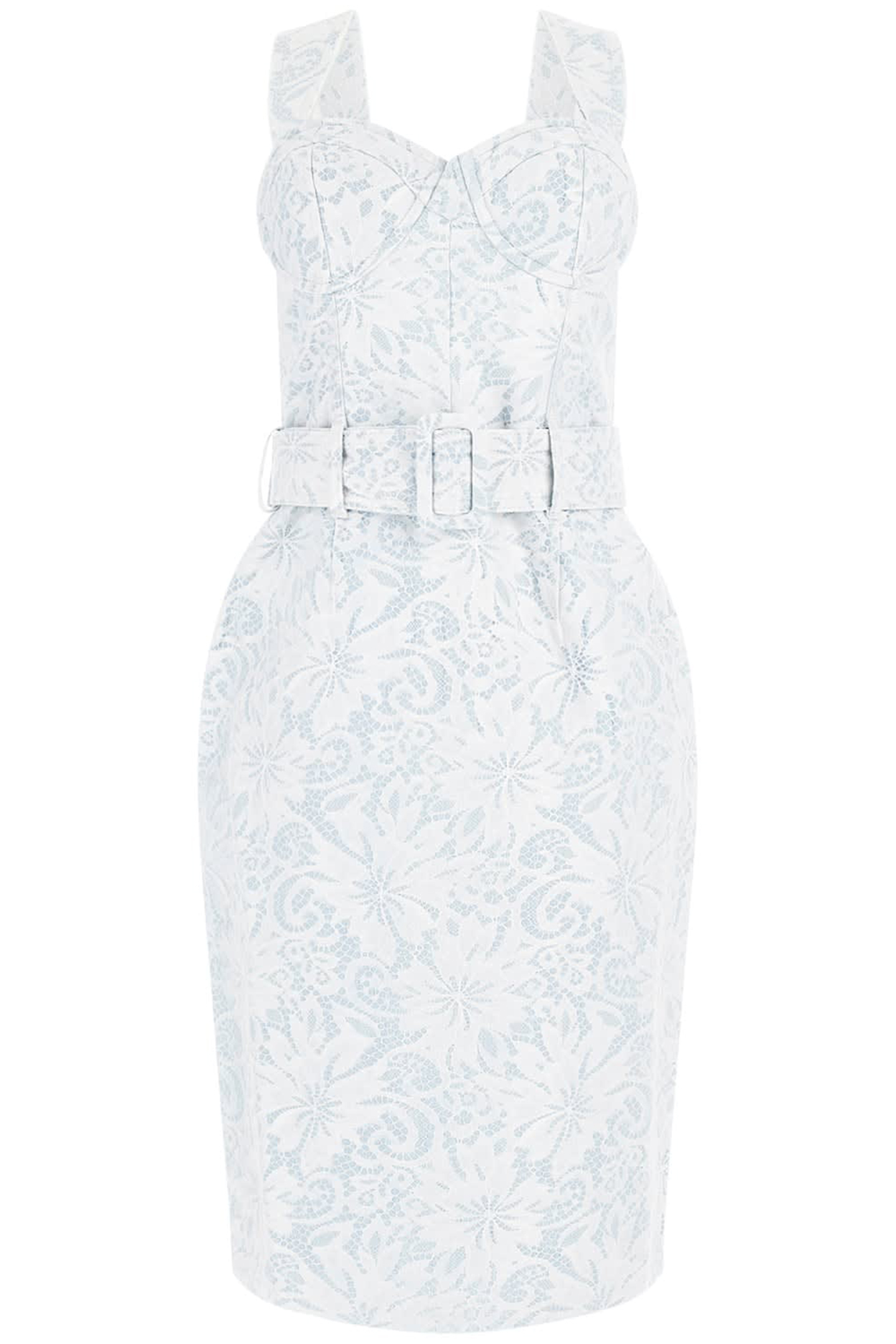 MARCIANO BY GUESS GLAM ROMANTICA DRESS LIGHT WASH DENIM LAC 4