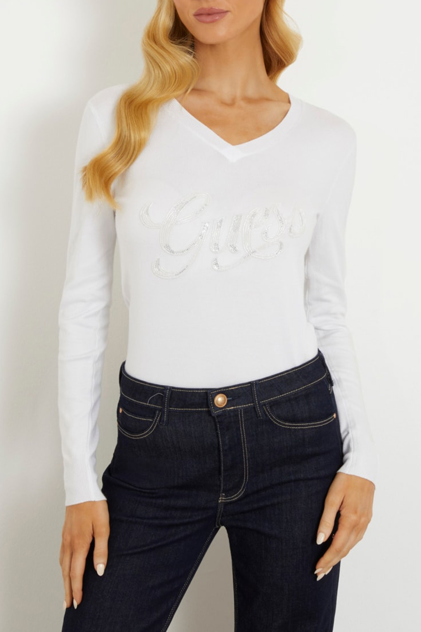 MYLA LOGO VN LS SWTR PURE WHITE 5