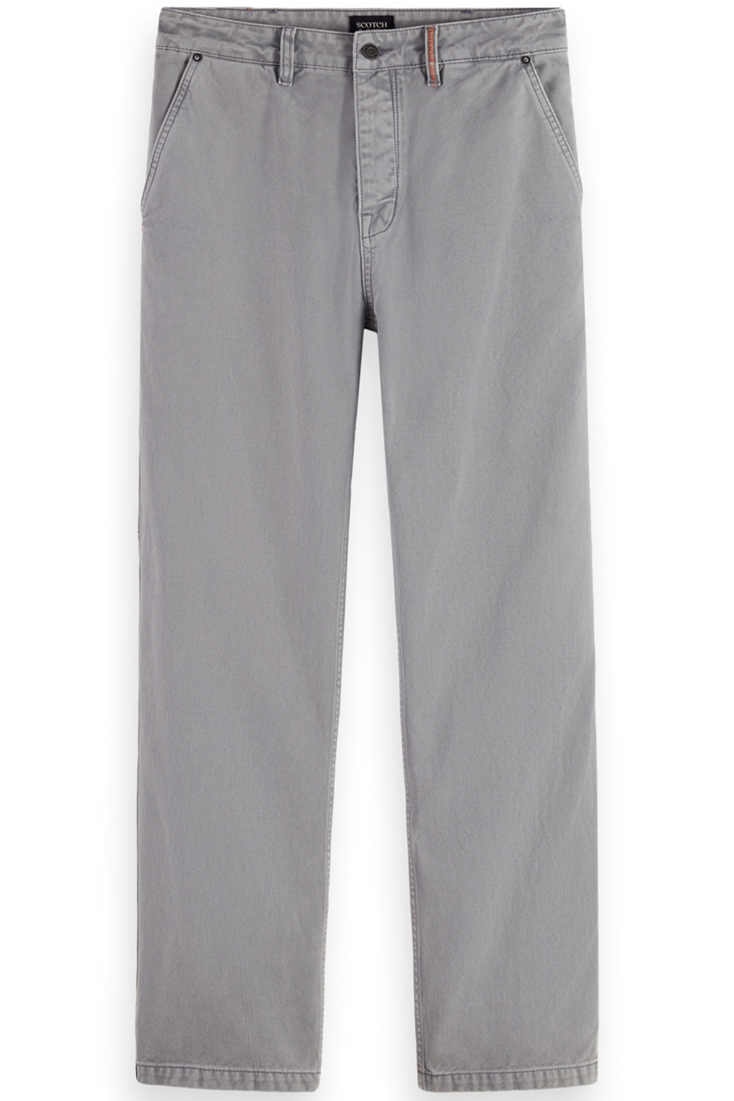 VERVE - ACID WASHED COTTON-BLEND WORKER PANT ASPHALT 4