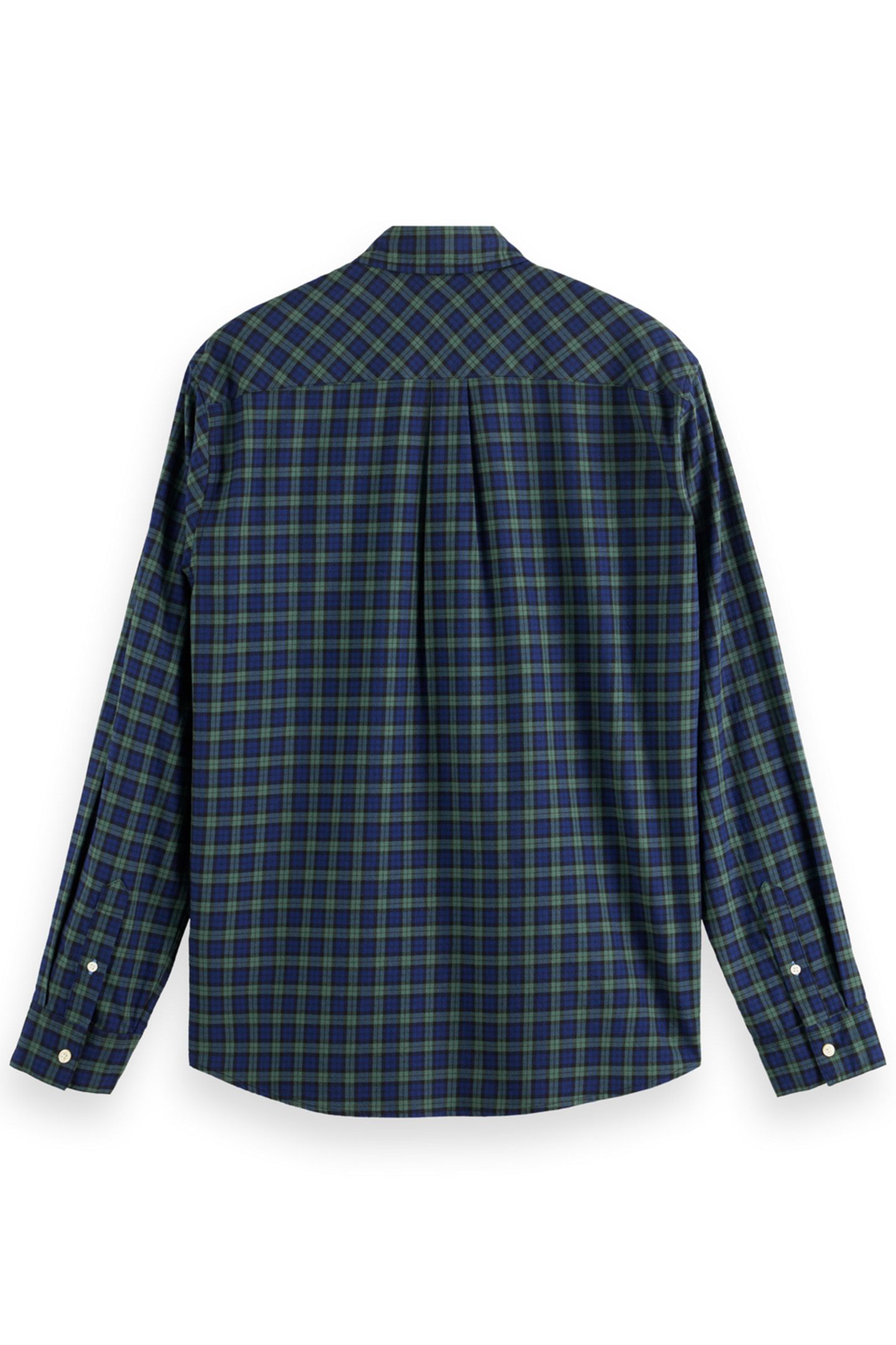 RELAXED FIT LIGHTWEIGHT FLANNEL CHECK SHIRT GREEN CHECK 5