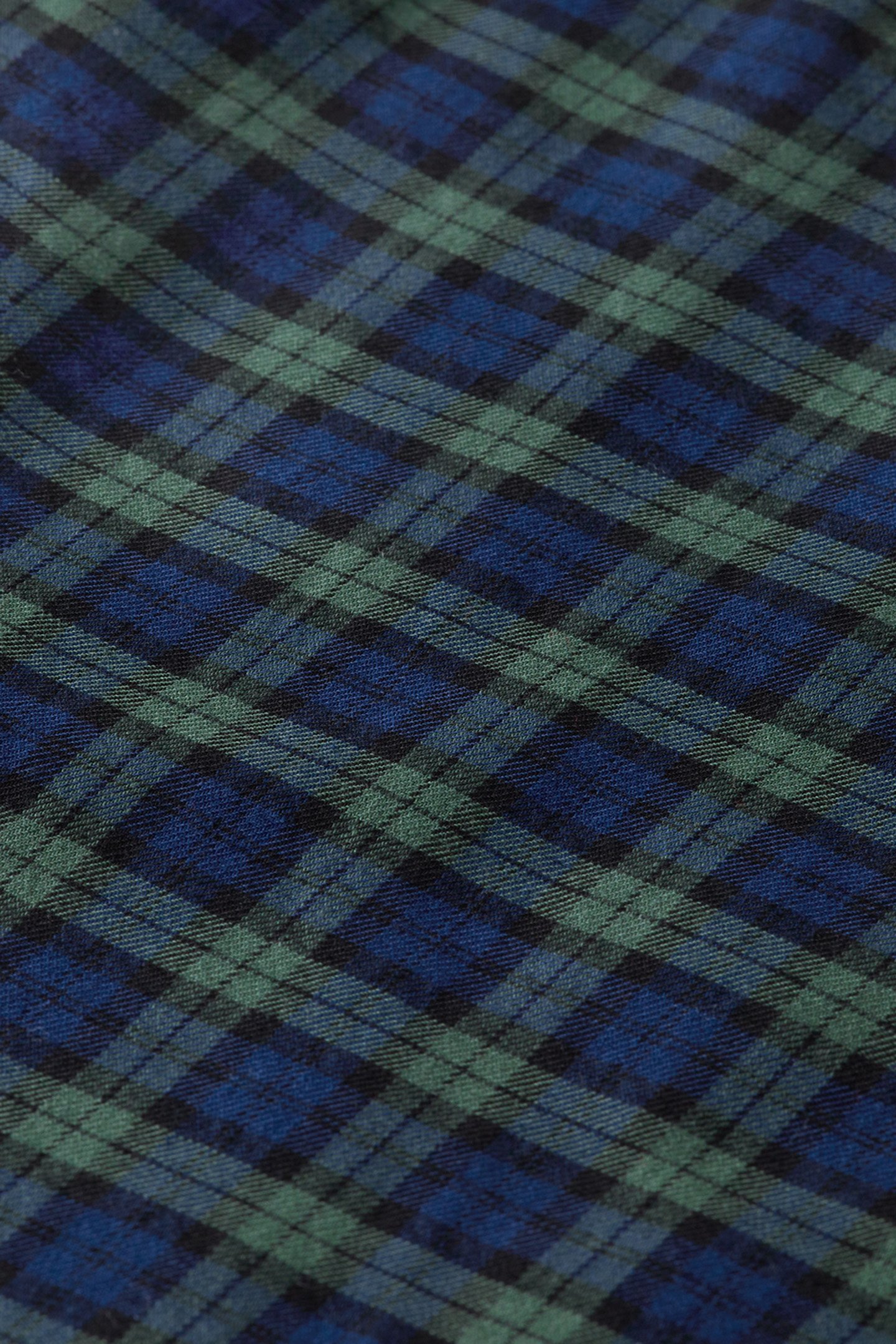 RELAXED FIT LIGHTWEIGHT FLANNEL CHECK SHIRT GREEN CHECK 9