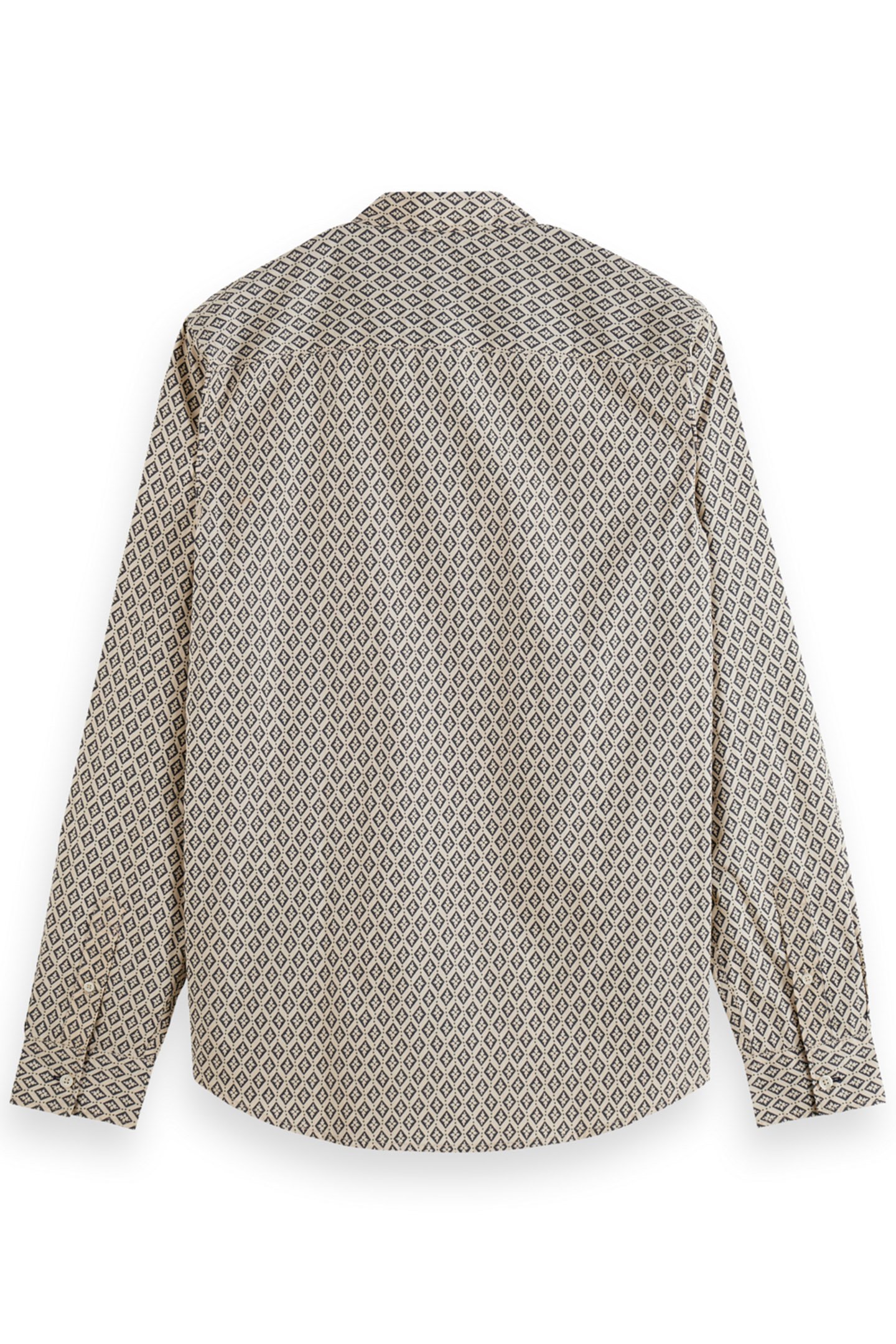 SLIM FIT DITSY AOP SHIRT PARCHMENT GEO FLOWER 2