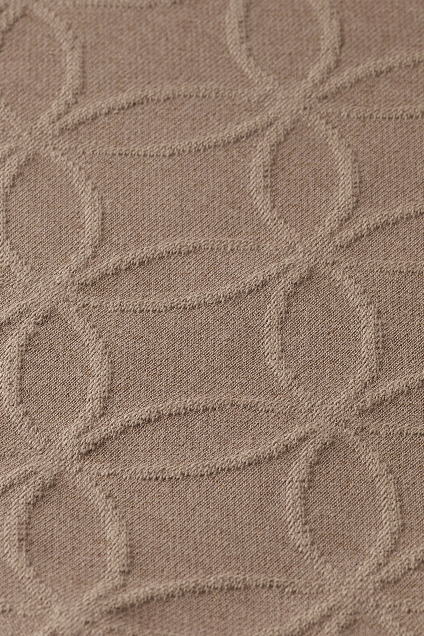 JACQUARD TERRY HOODIE CAPPUCHINO 8