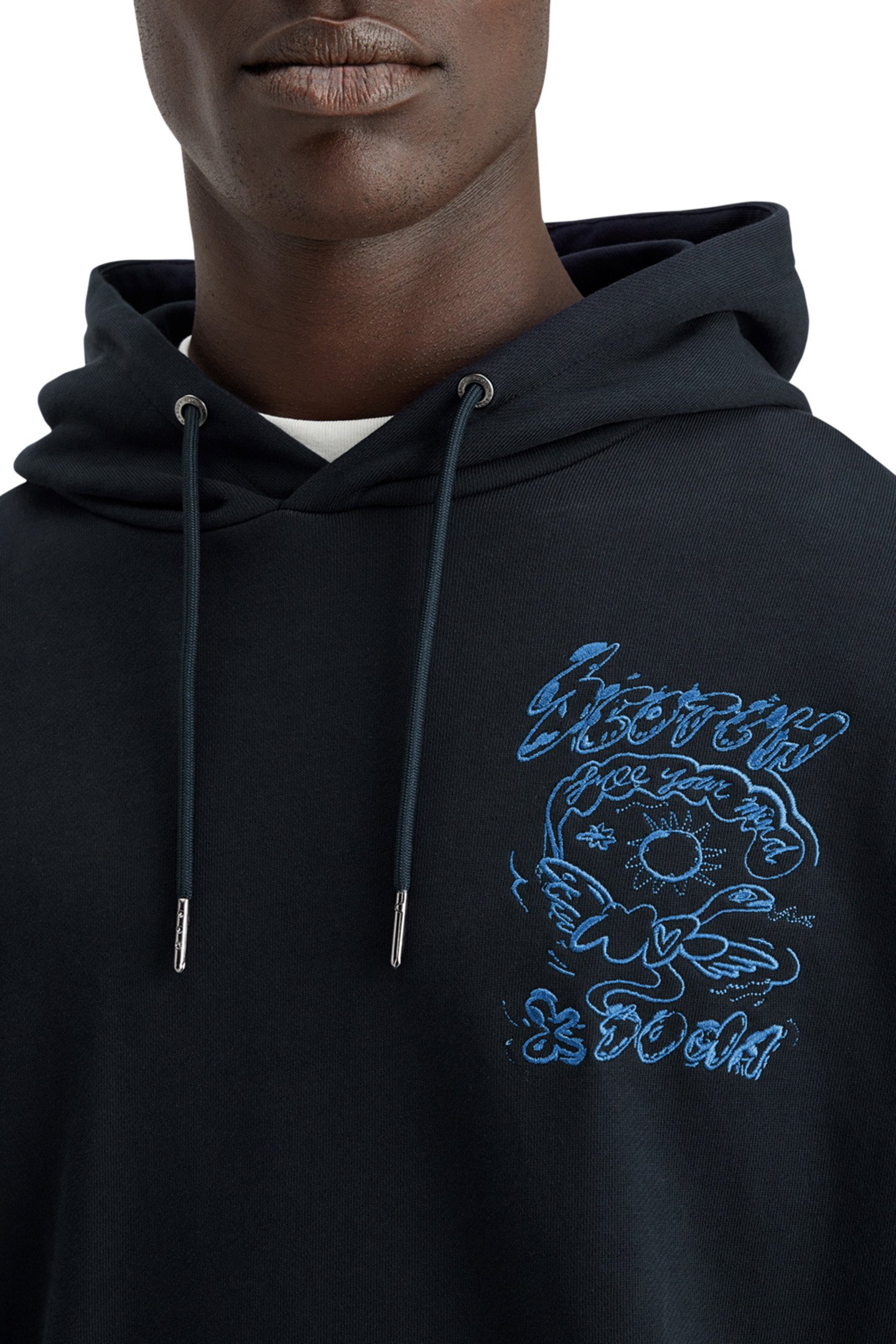 EMBROIDERED ARTWORK HOODIE NIGHT 7