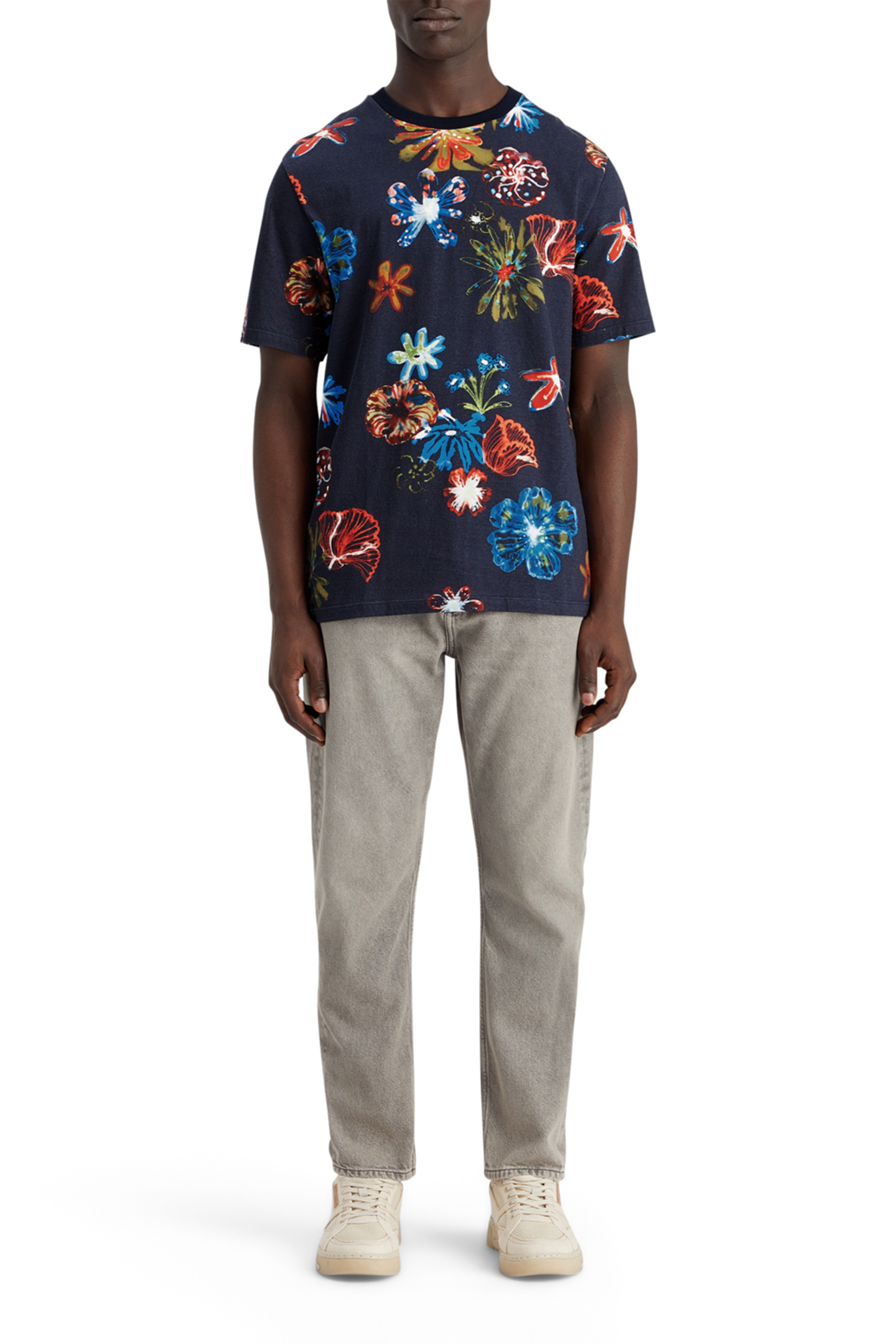 AOP T-SHIRT NIGHT FLOWER AOP 3