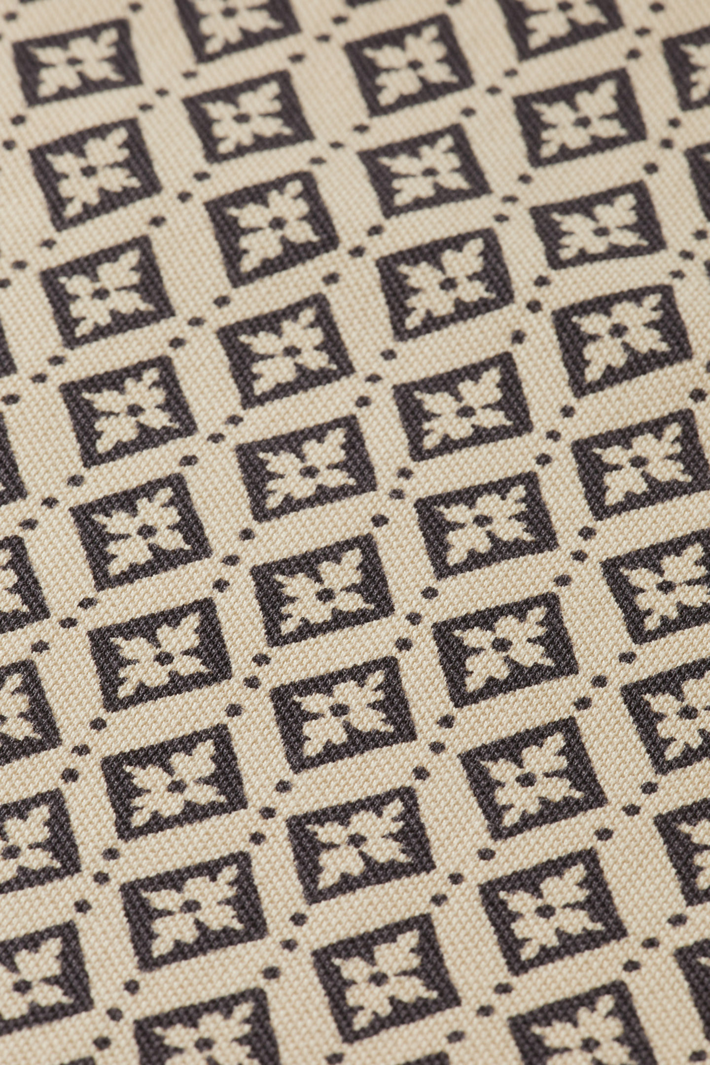 REGULAR FIT MINI ALL OVER PRINT POLO PARCHMENT GEO FLOWER 3